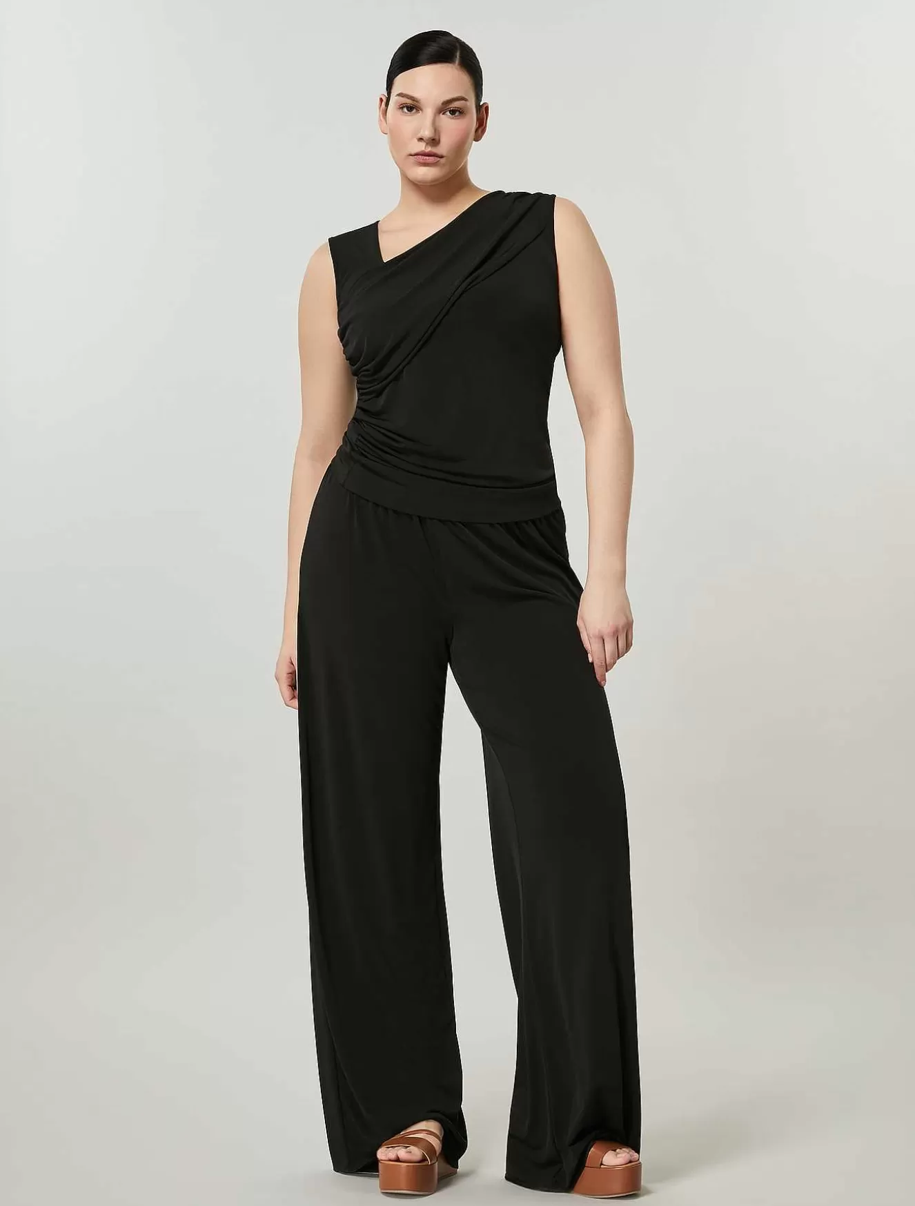 Jersey Trousers-Marina Rinaldi Store