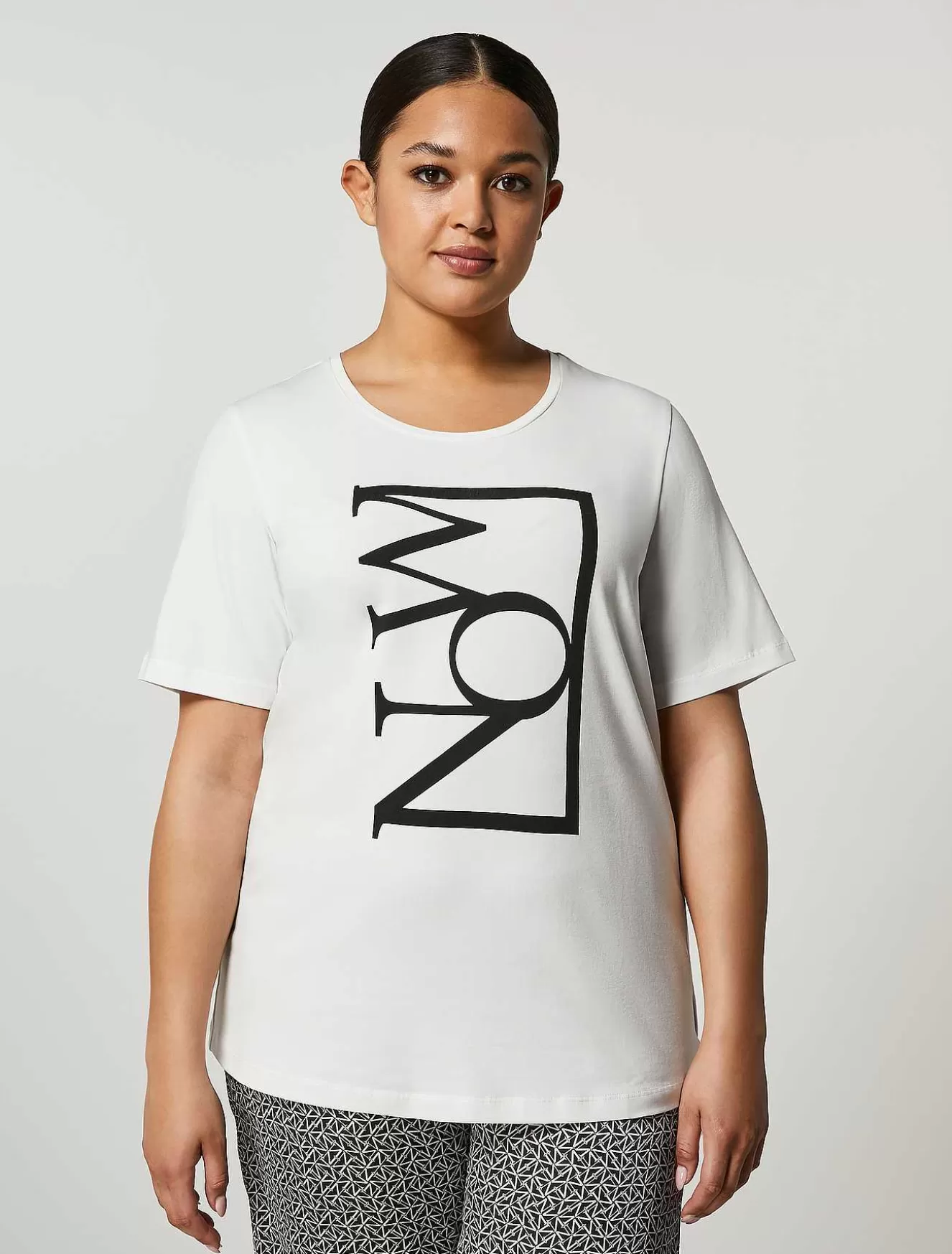 Jersey T-Shirt-Marina Rinaldi Cheap
