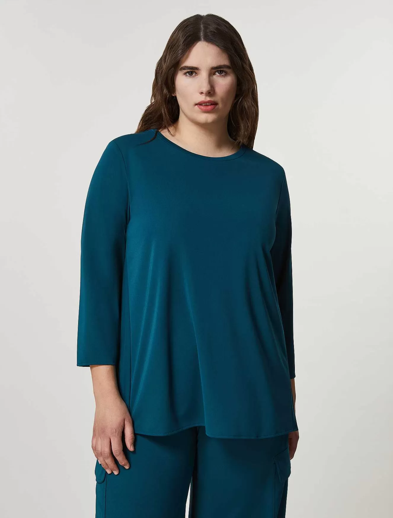 Jersey T-Shirt-Marina Rinaldi Clearance
