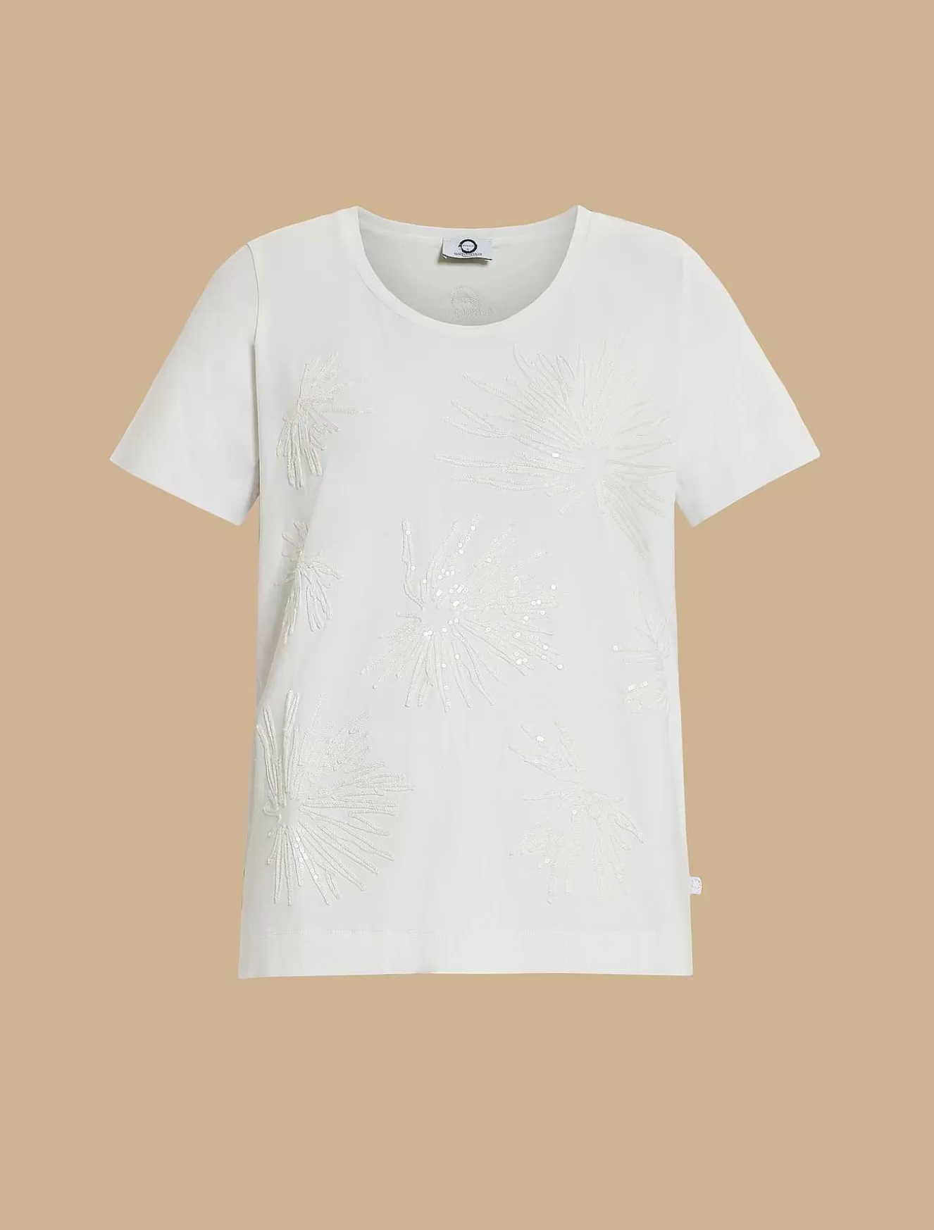 Jersey T-Shirt With Sequins-Marina Rinaldi Best Sale