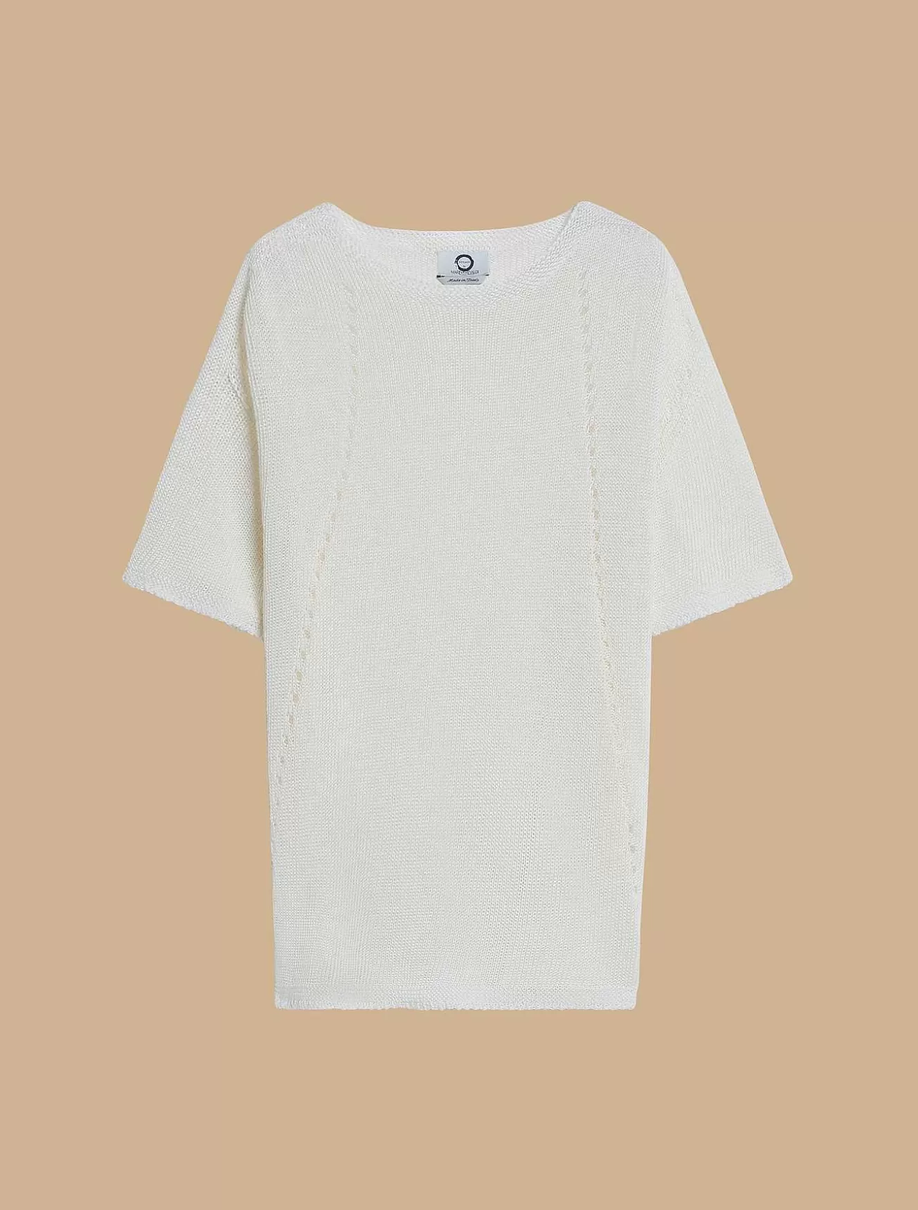 Linen And Viscose Cordonnet Sweater-Marina Rinaldi Flash Sale