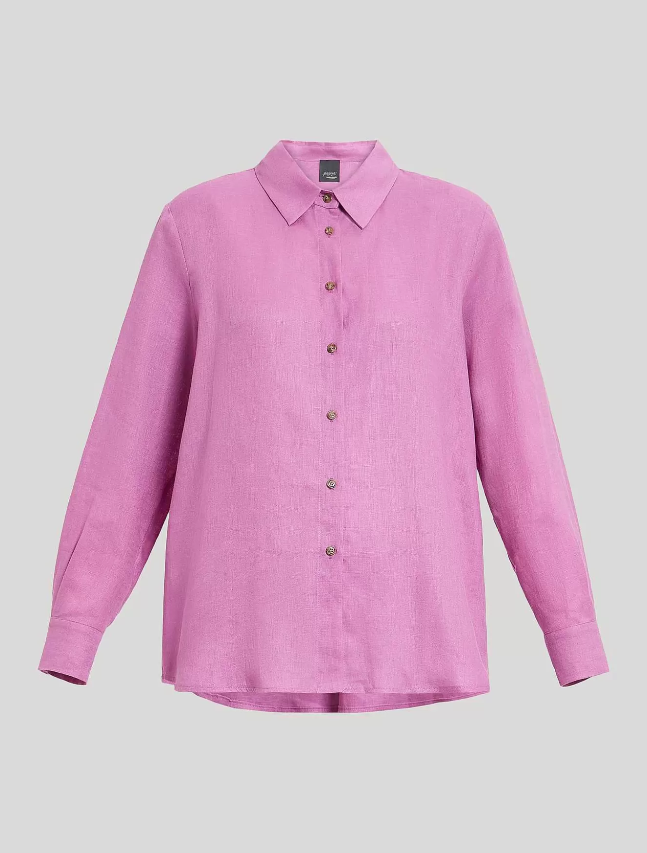 Linen Canvas Shirt-Marina Rinaldi Cheap