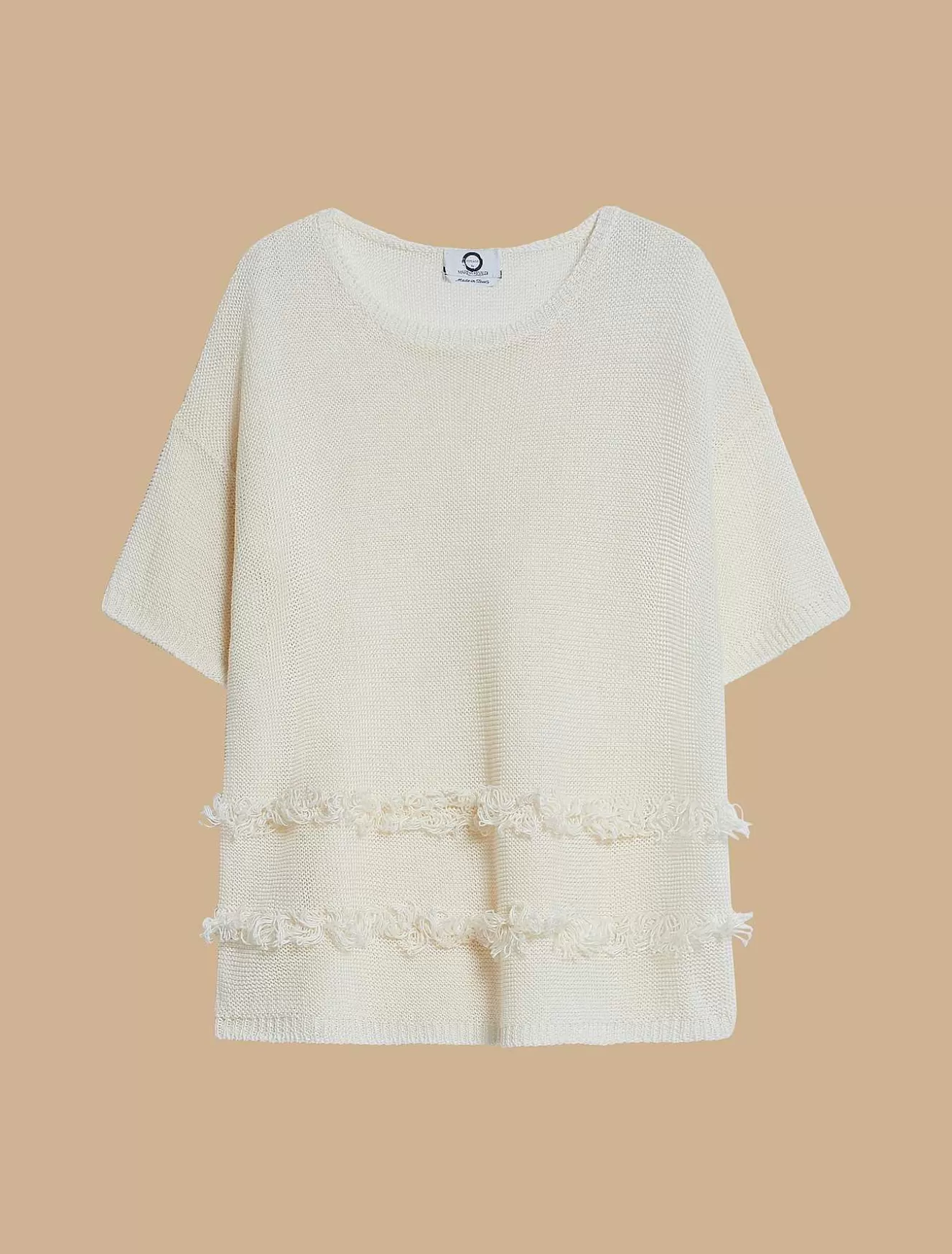 Linen Cordonnet Sweater-Marina Rinaldi Cheap