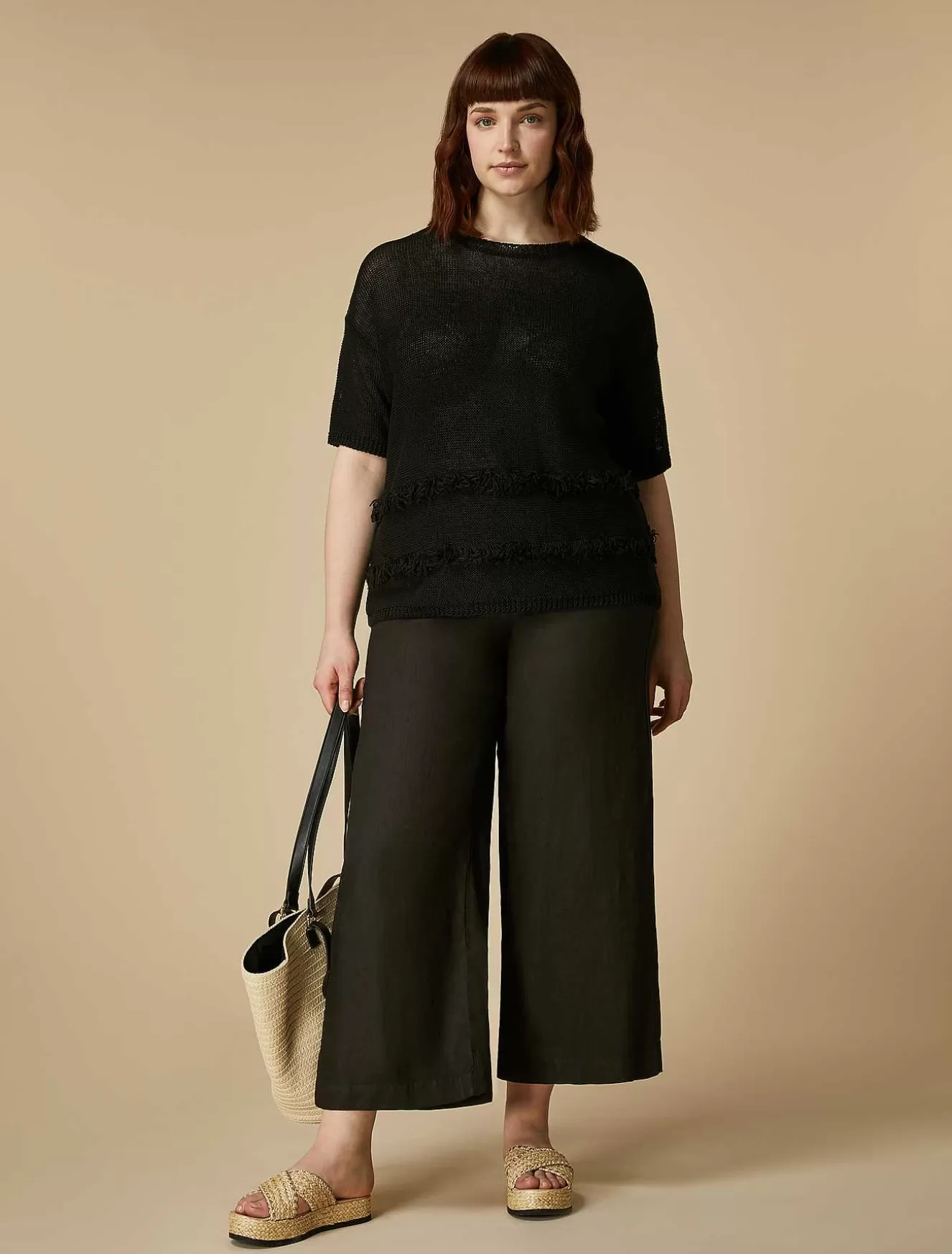 Linen Cordonnet Sweater-Marina Rinaldi Online