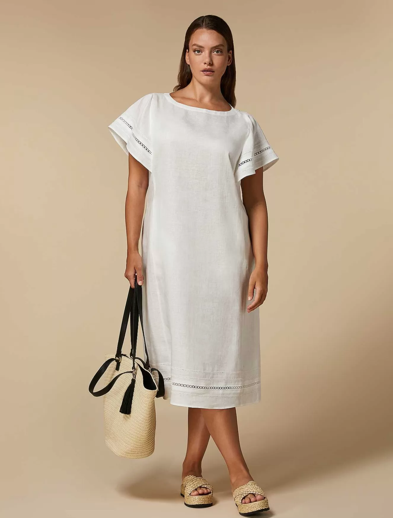 Linen Dress-Marina Rinaldi Clearance