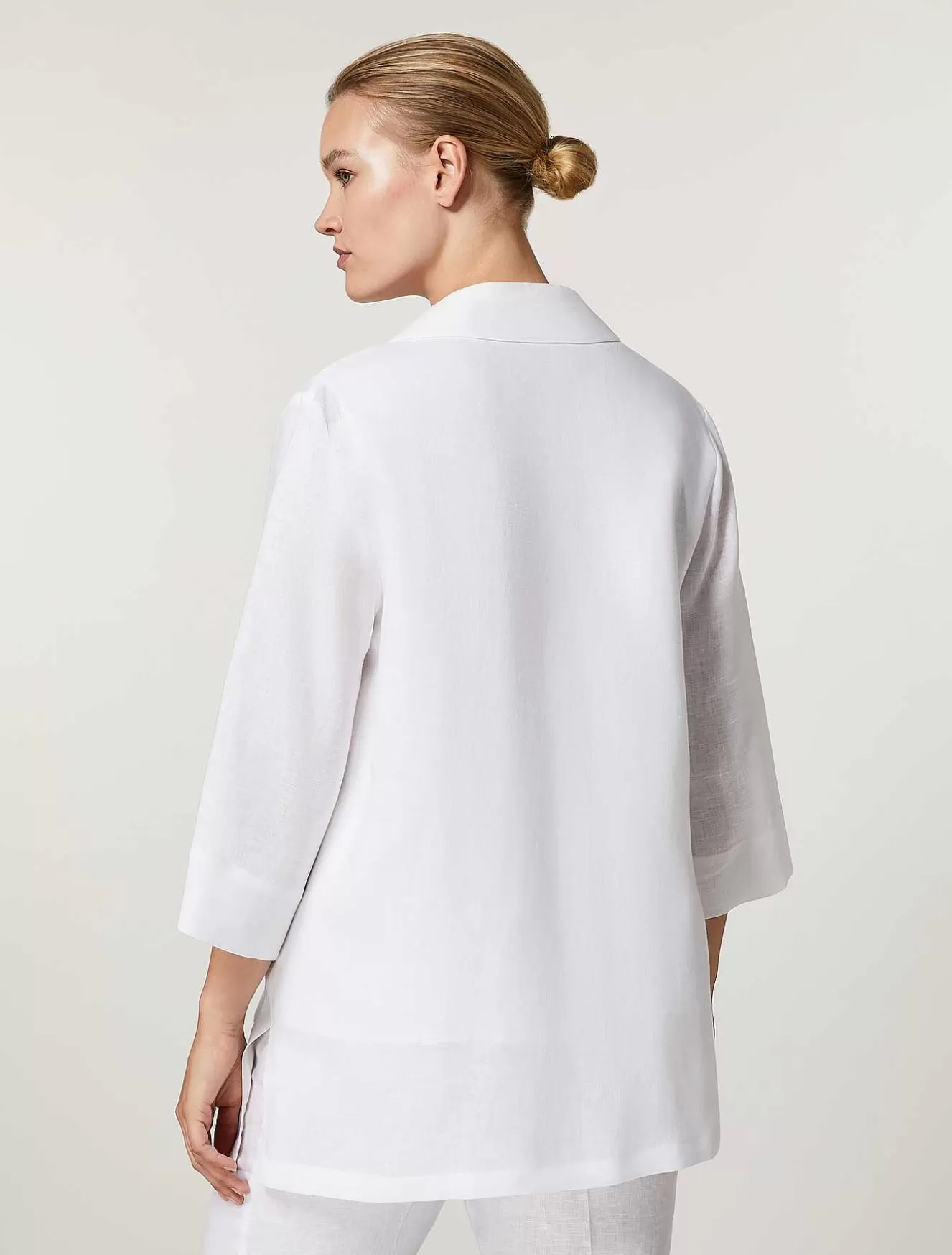 Linen Fabric Jacket-Marina Rinaldi Discount