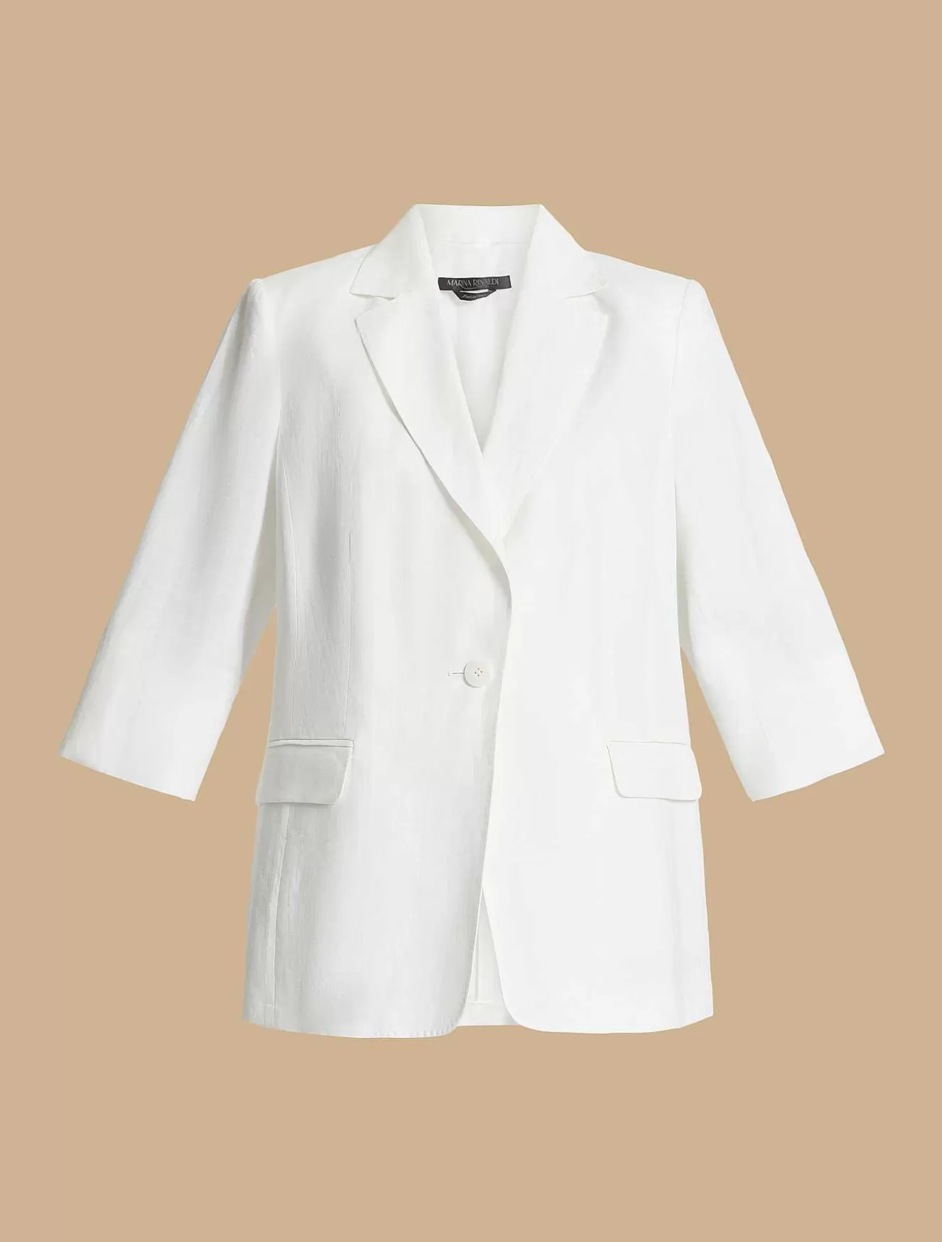Linen Jacket-Marina Rinaldi Fashion