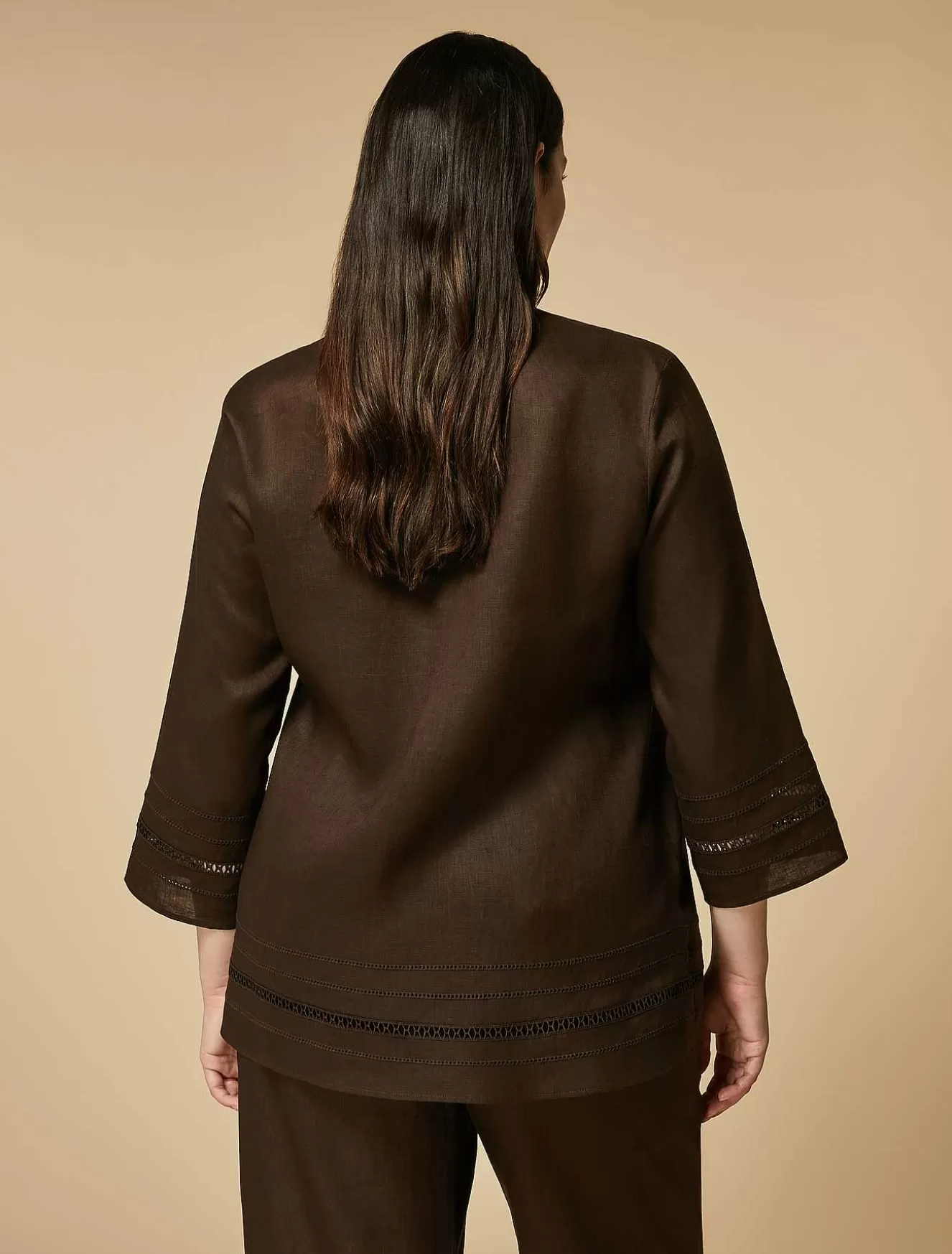 Linen Shirt-Marina Rinaldi Cheap