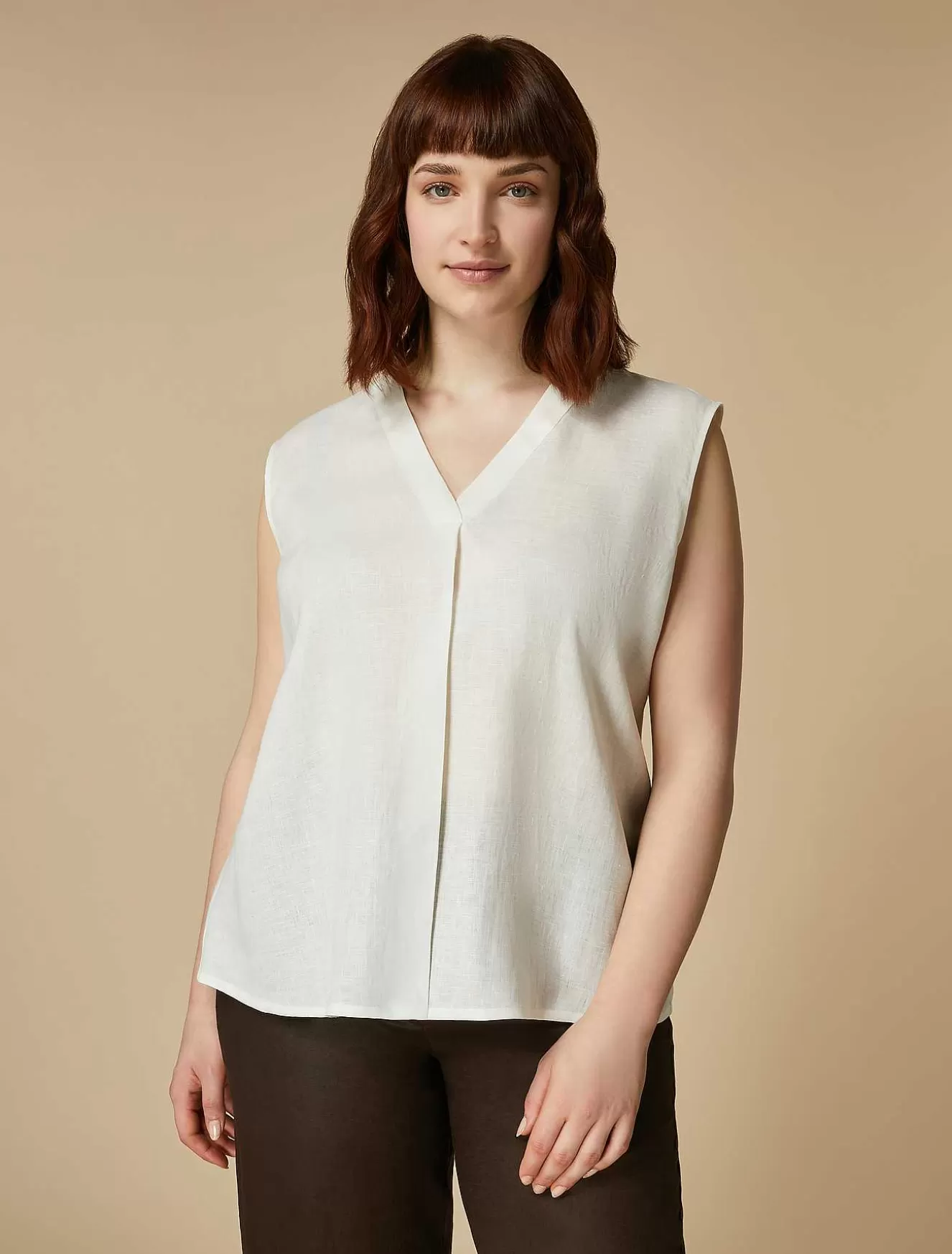 Linen Top-Marina Rinaldi Hot
