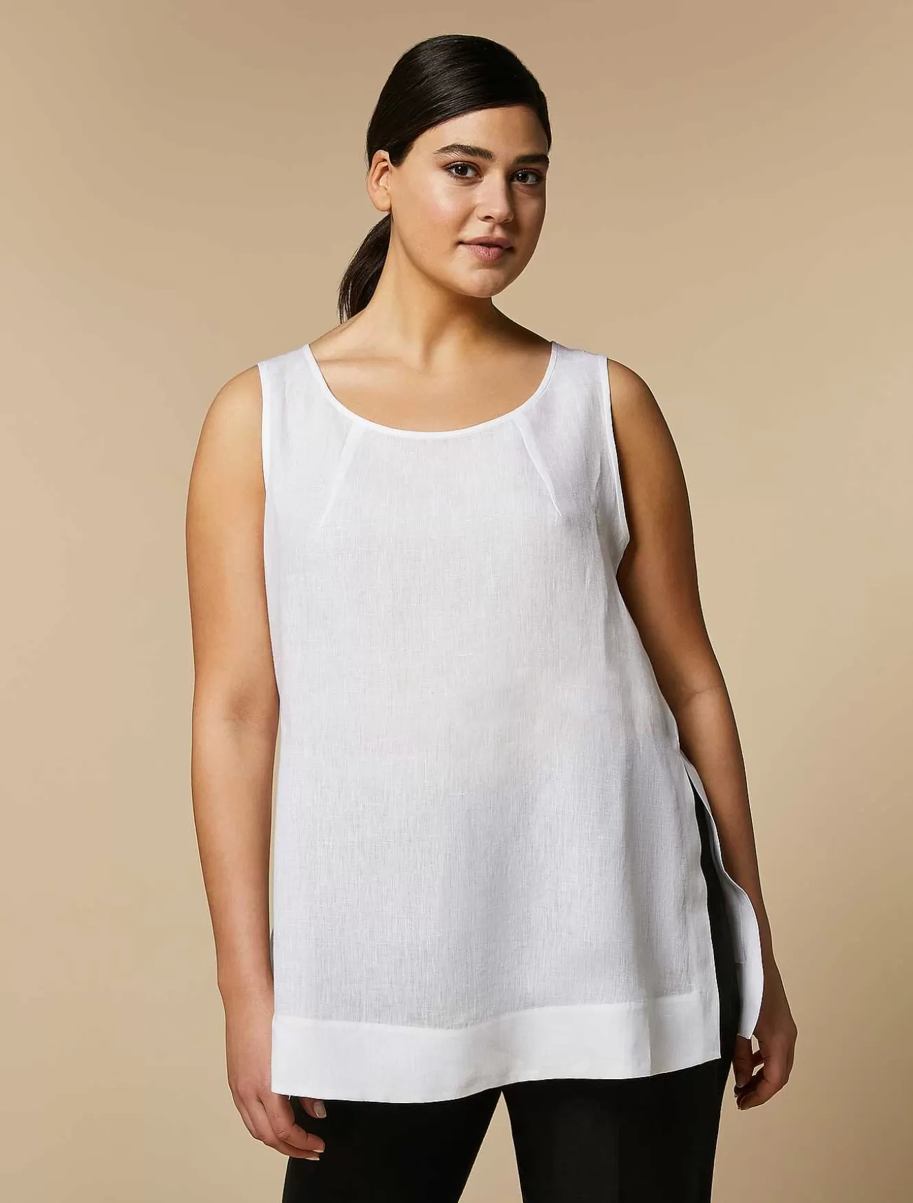 Linen Top-Marina Rinaldi Hot