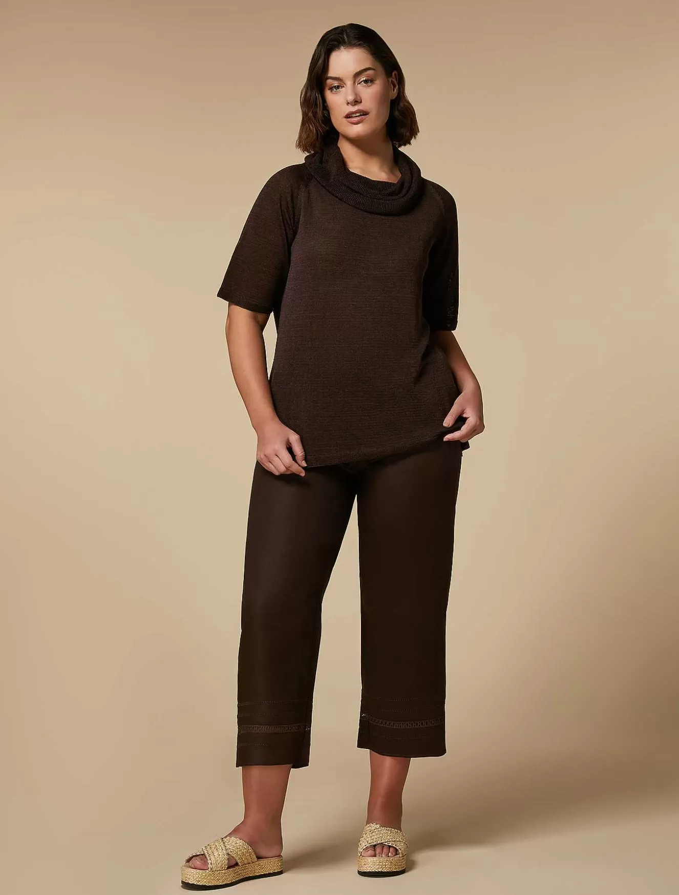 Linen Trousers-Marina Rinaldi Cheap