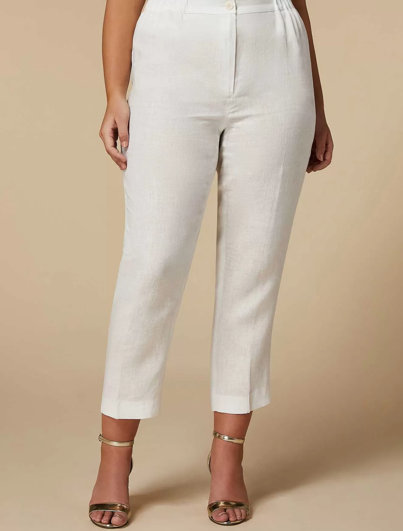 Linen Trousers-Marina Rinaldi Cheap