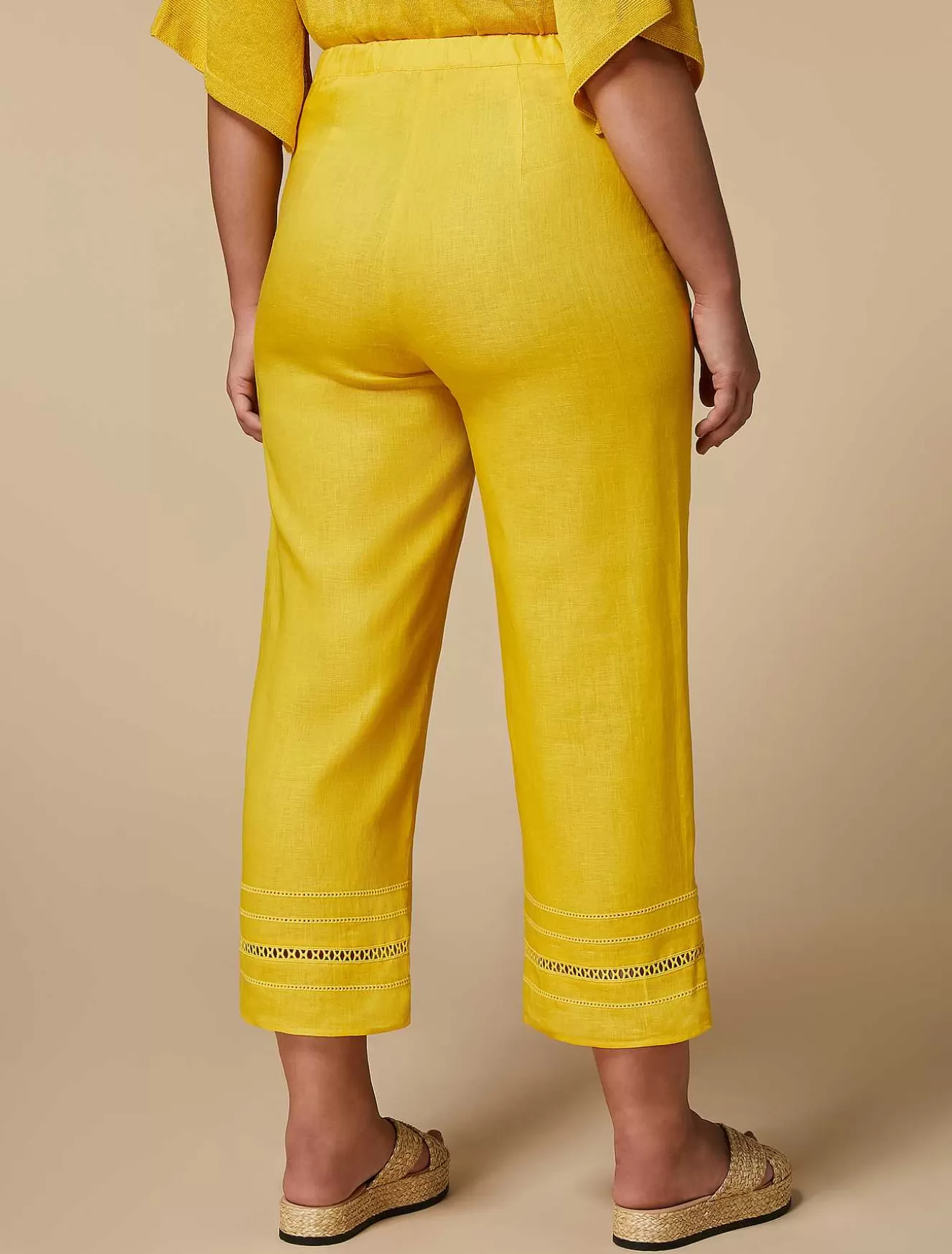 Linen Trousers-Marina Rinaldi Outlet