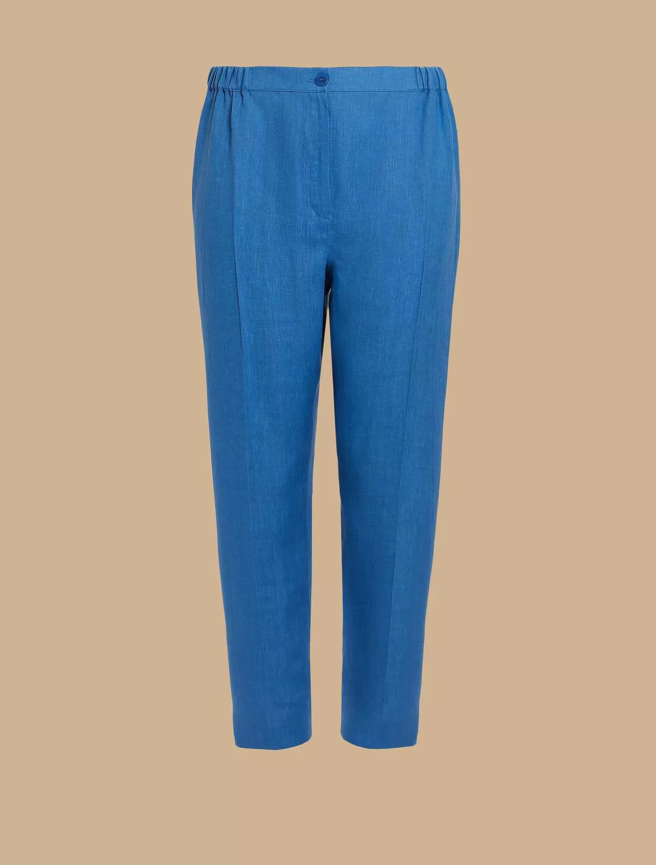 Linen Trousers-Marina Rinaldi Shop