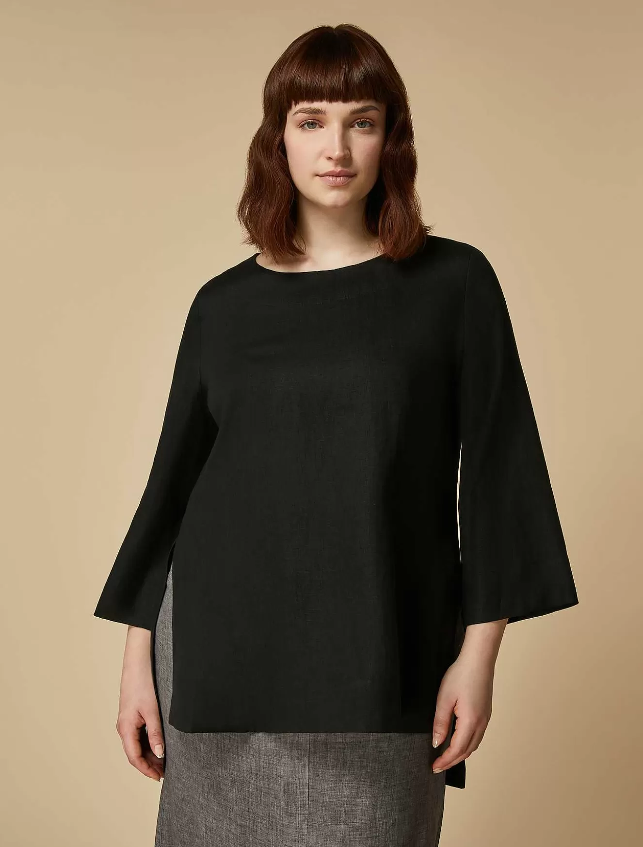 Linen Tunic-Marina Rinaldi Discount