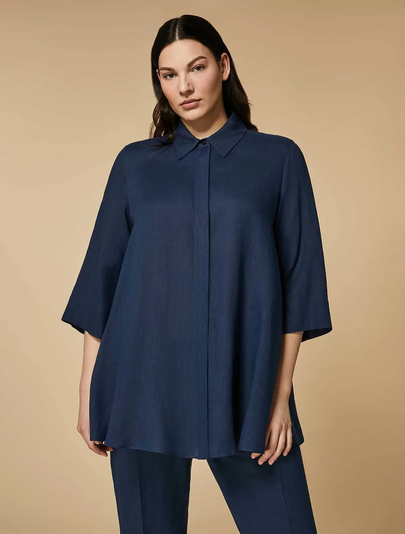Linen Tunic-Marina Rinaldi New
