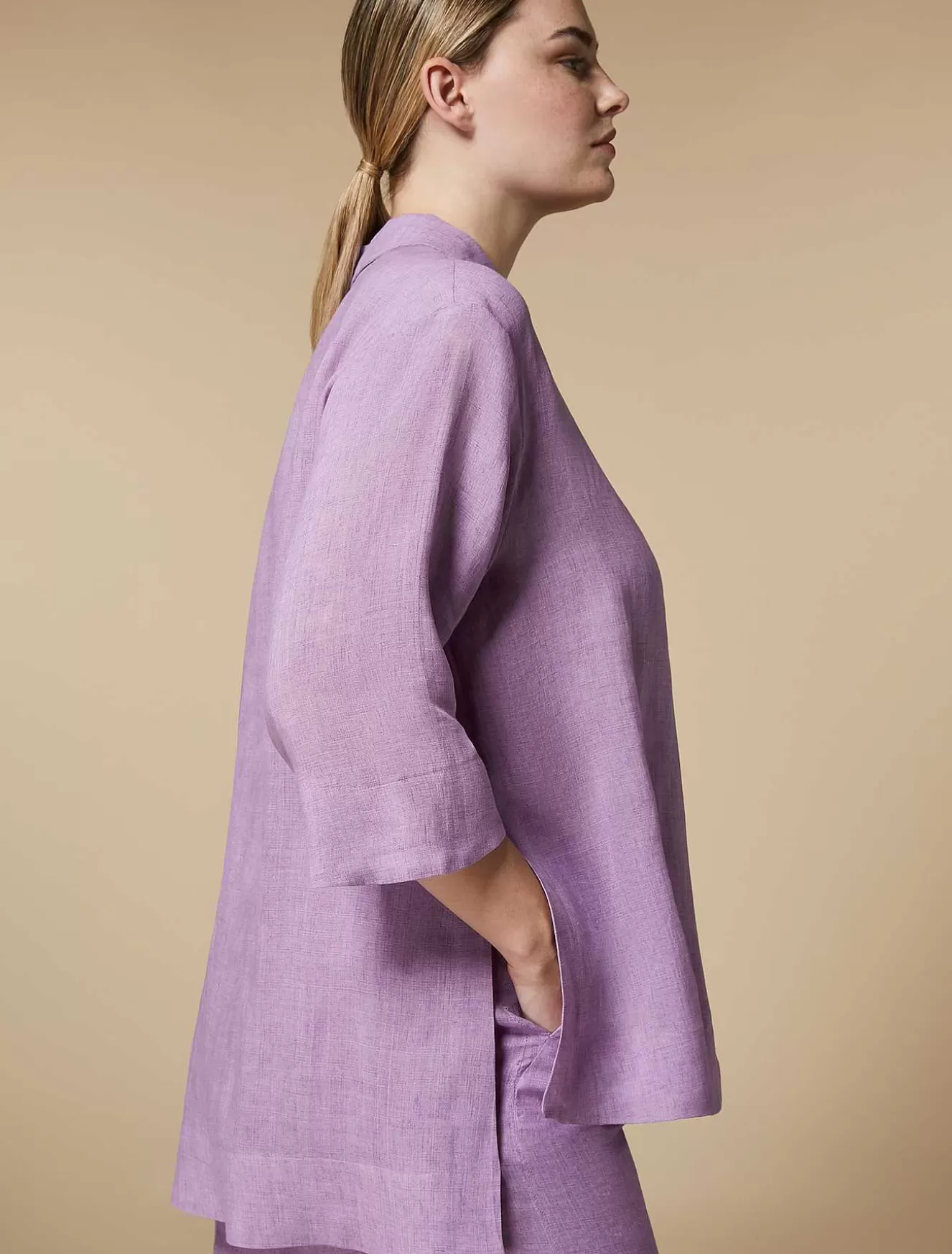 Linen Tunic-Marina Rinaldi Outlet
