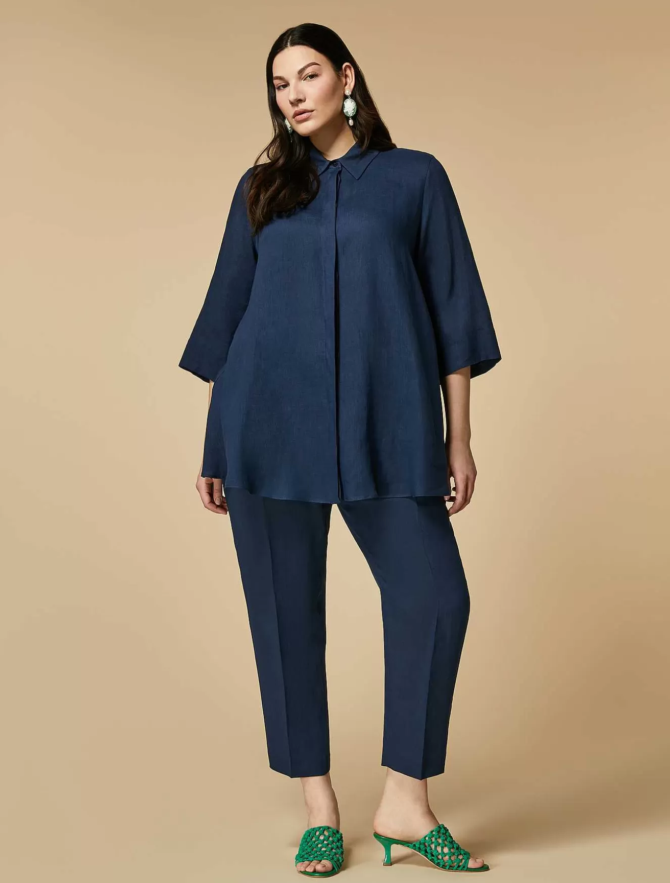 Linen Tunic-Marina Rinaldi New