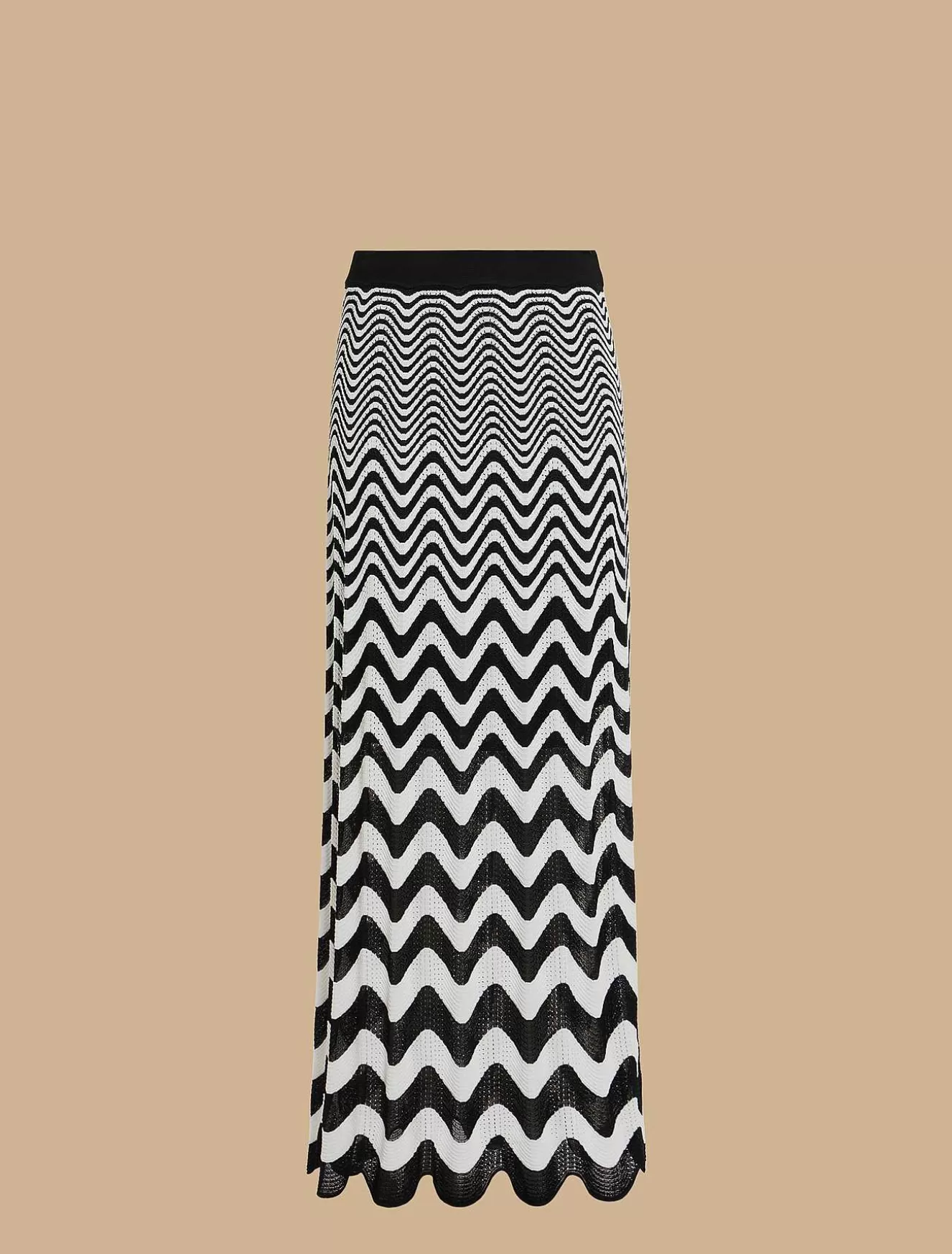 Long Jacquard Skirt-Marina Rinaldi Hot
