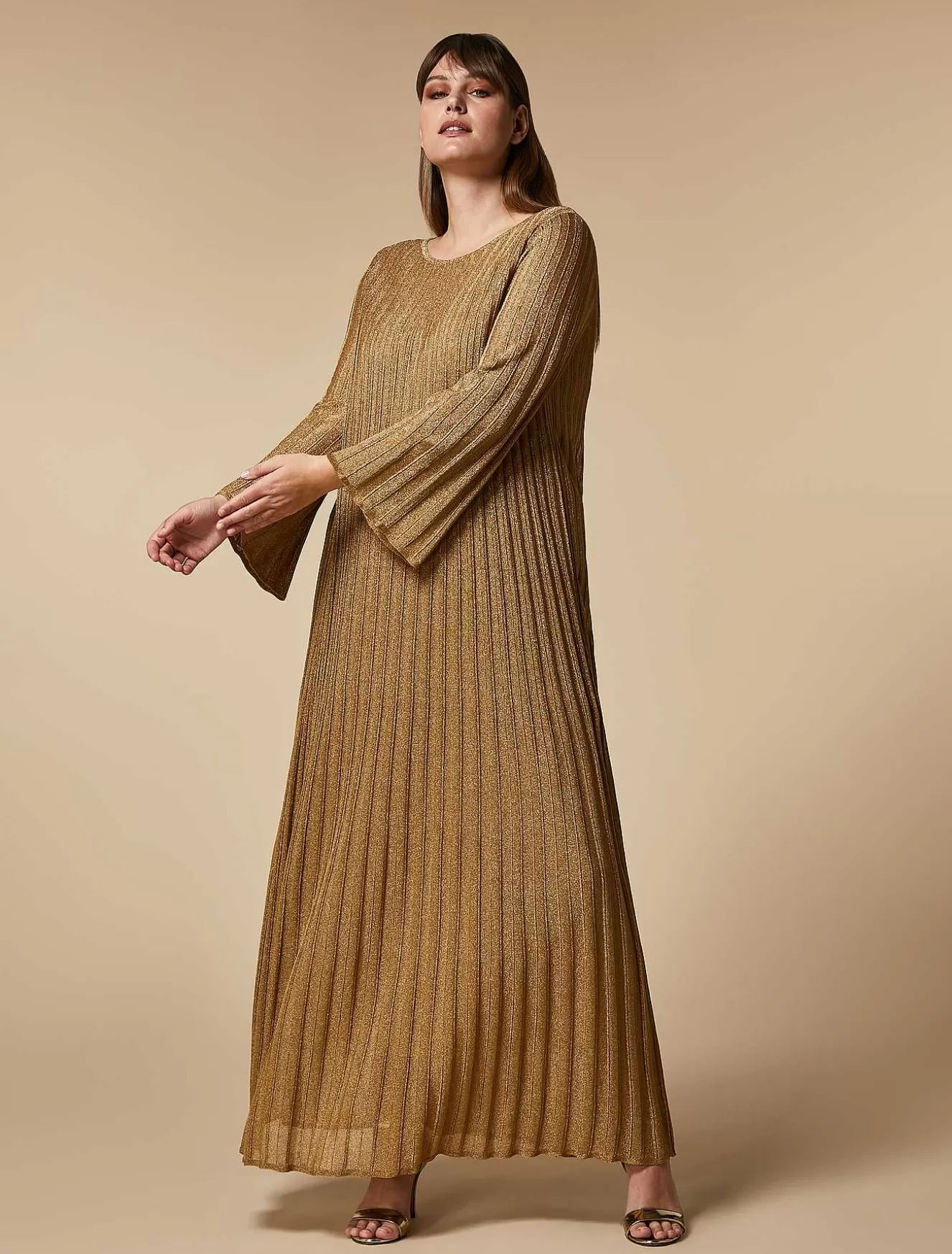 Lurex Yarn Dress-Marina Rinaldi Cheap
