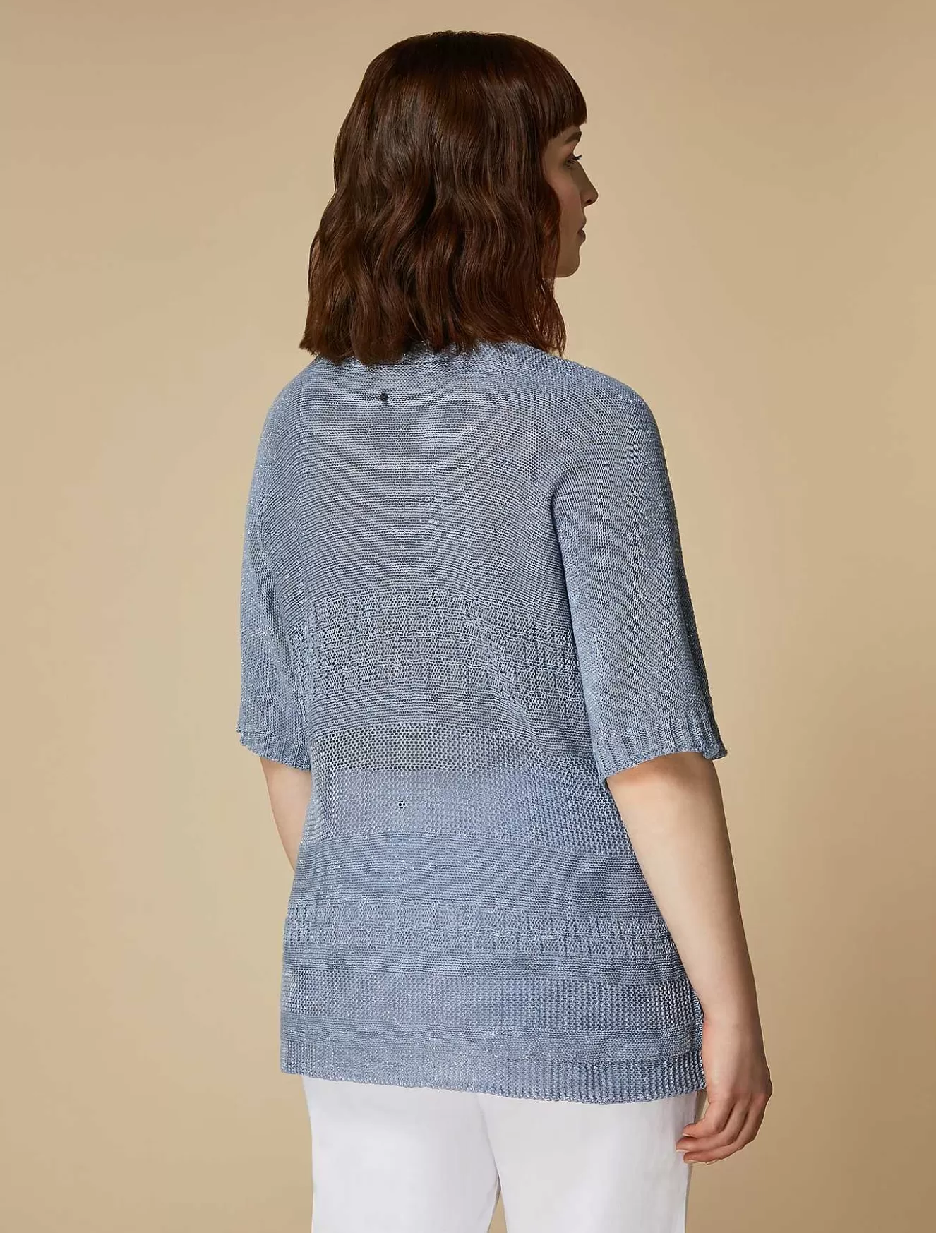Lurex Yarn Sweater-Marina Rinaldi Best Sale