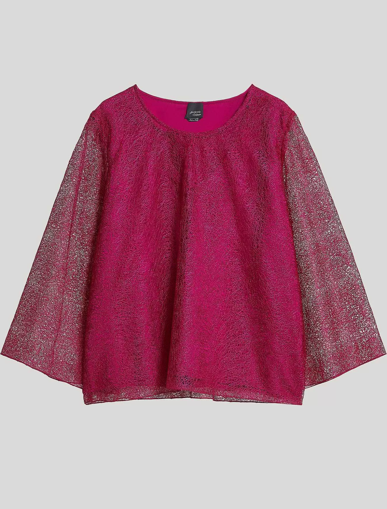 Macrame Blouse-Marina Rinaldi Fashion