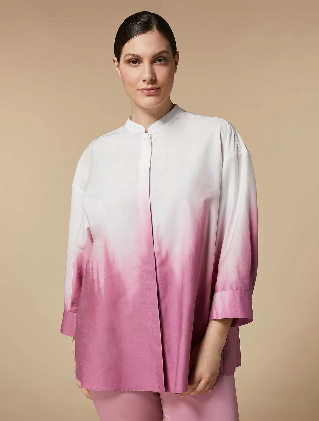 Nuanced-Print Shirt-Marina Rinaldi Online