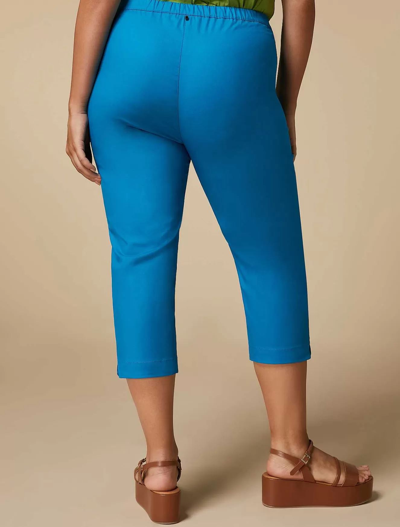 Organic Cotton Trousers-Marina Rinaldi Cheap