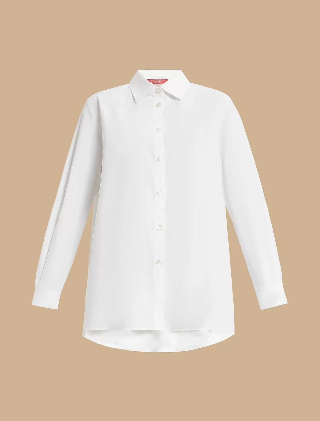Oversized Poplin Shirt-Marina Rinaldi Sale