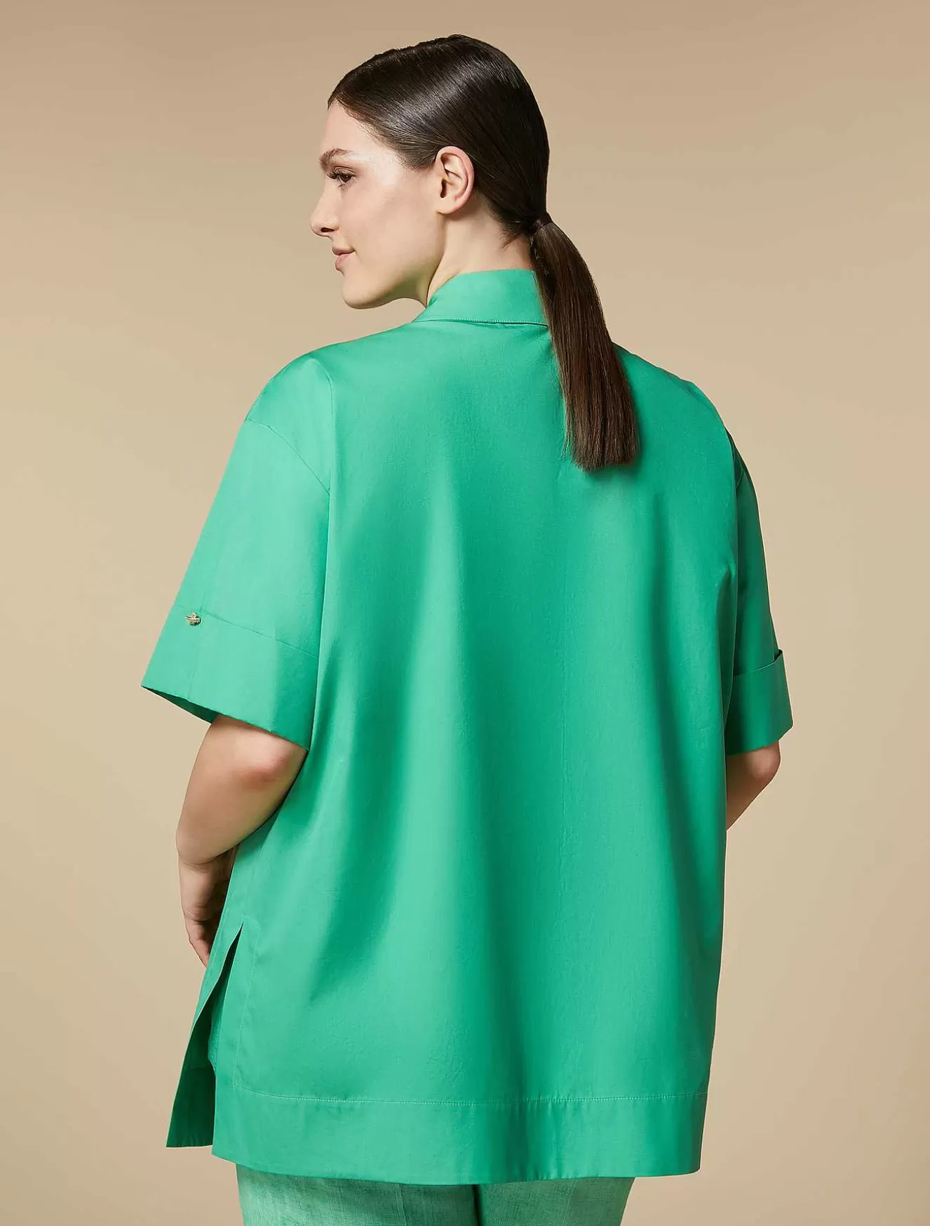 Poplin Tunic-Marina Rinaldi Shop