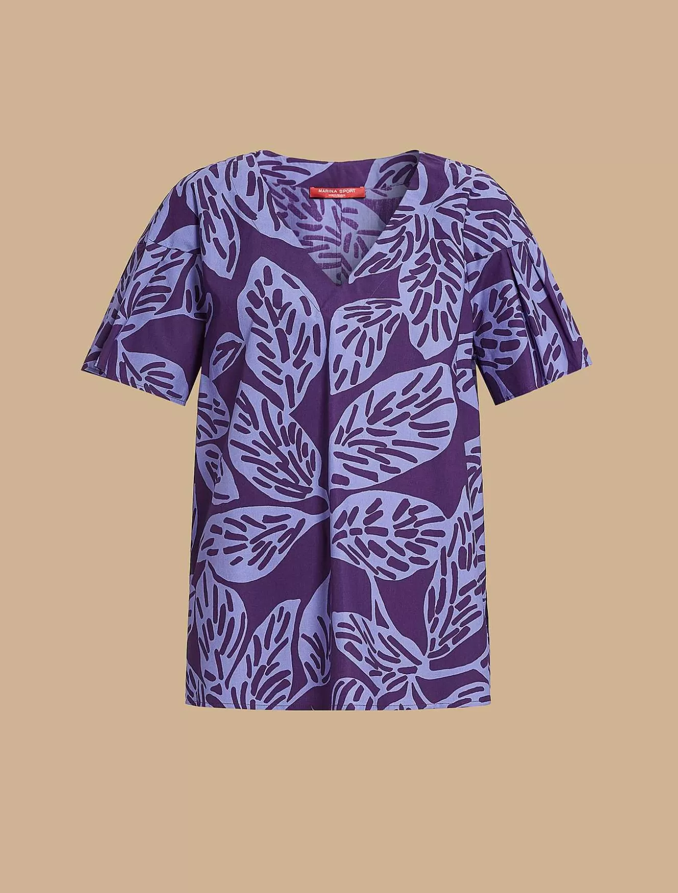 Printed Poplin Shirt-Marina Rinaldi Best