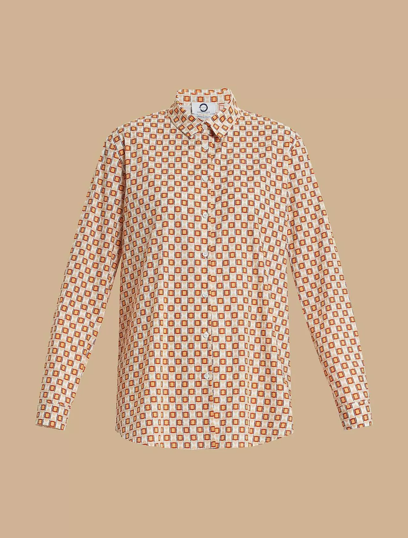 Printed Poplin Shirt-Marina Rinaldi Discount