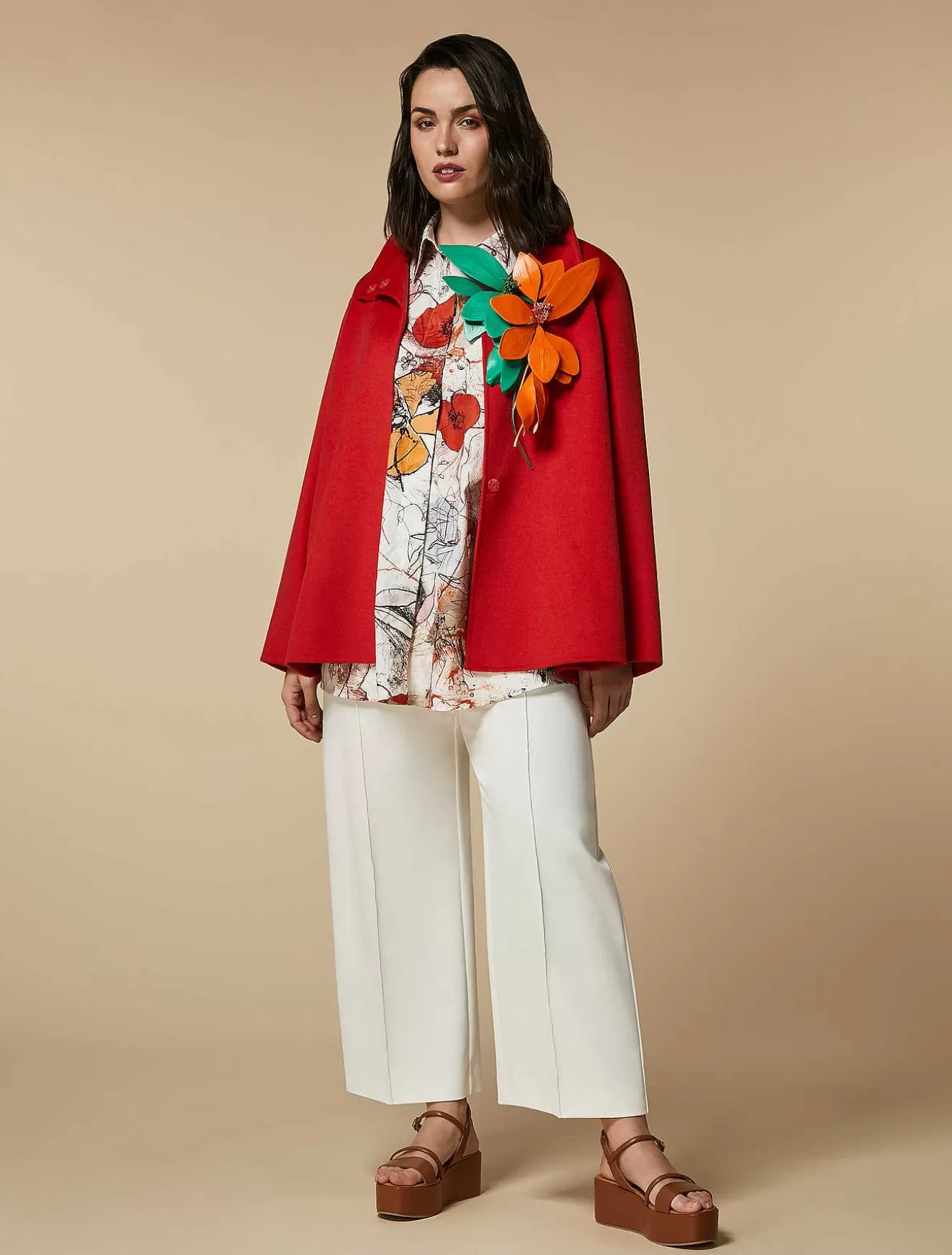 Printed Poplin Tunic-Marina Rinaldi Best