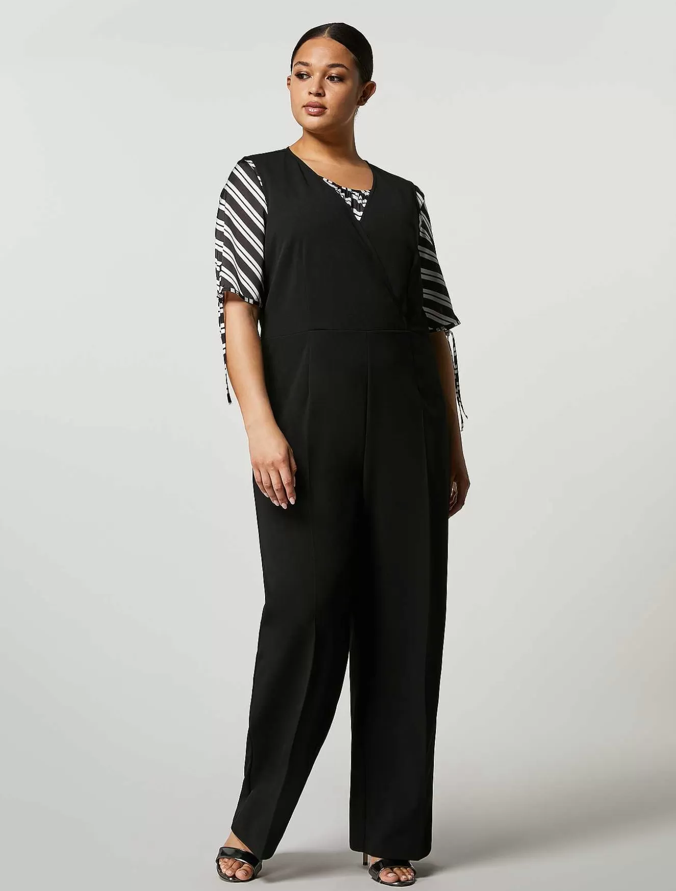 Printed Satin Blouse-Marina Rinaldi Best