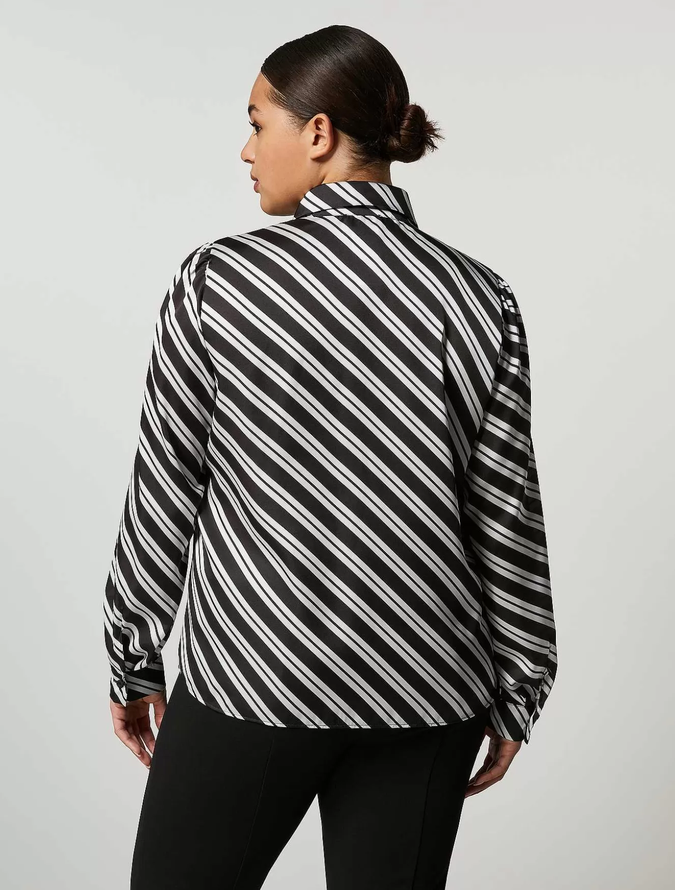 Printed Satin Shirt-Marina Rinaldi Hot