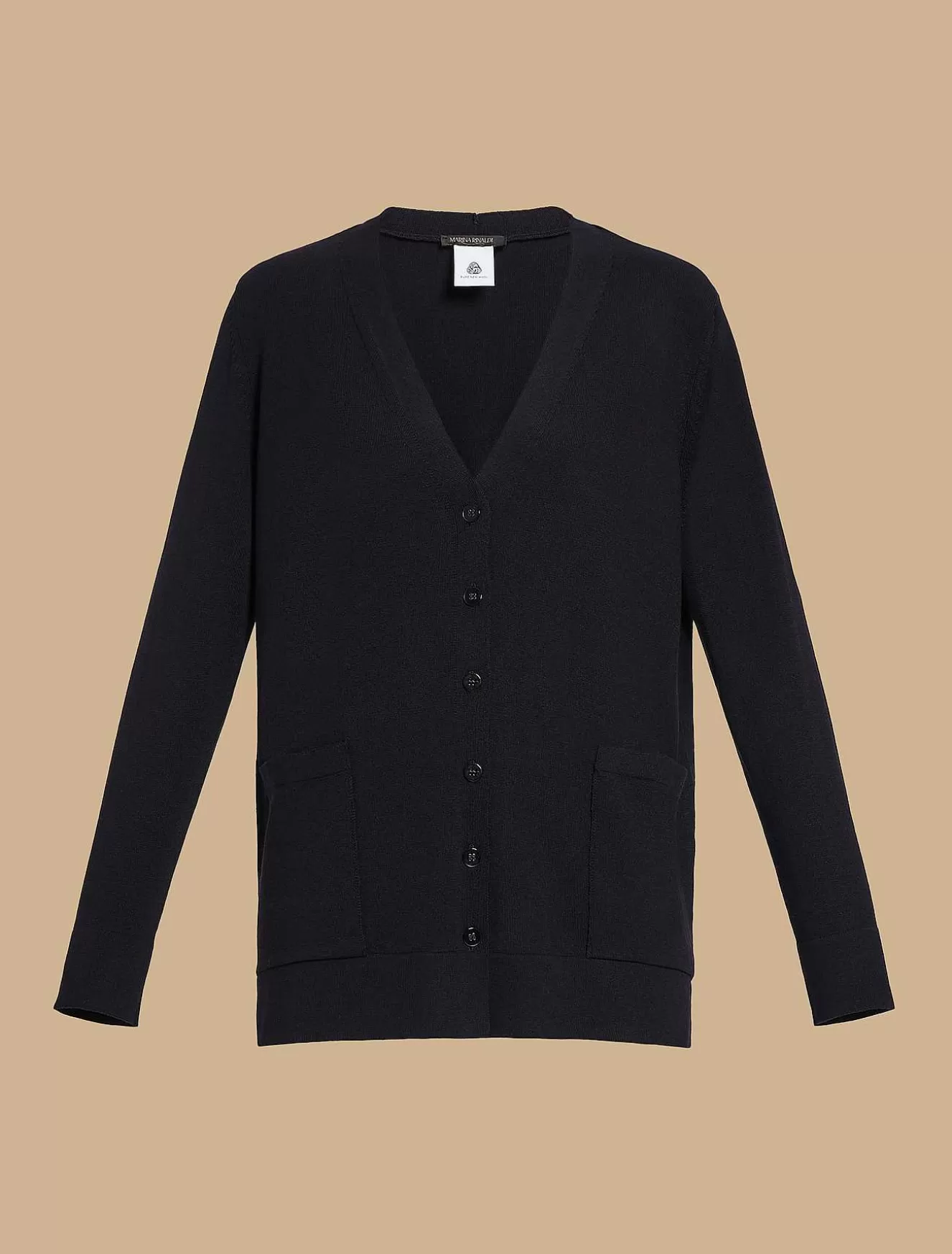 Pure Wool Cardigan-Marina Rinaldi Cheap