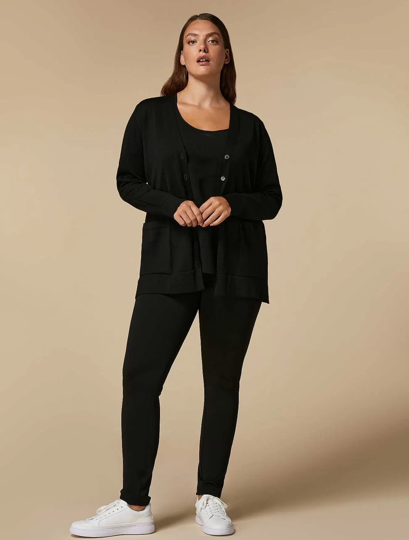 Pure Wool Cardigan-Marina Rinaldi Hot