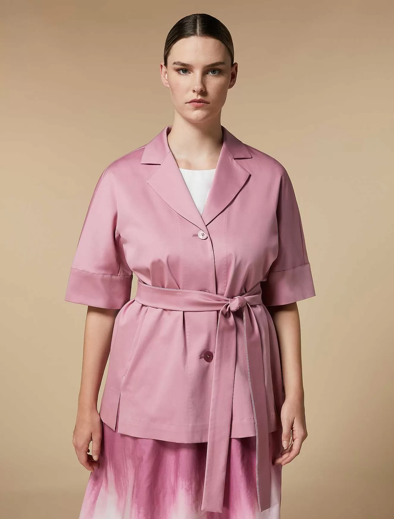 Satin Jacket-Marina Rinaldi Shop