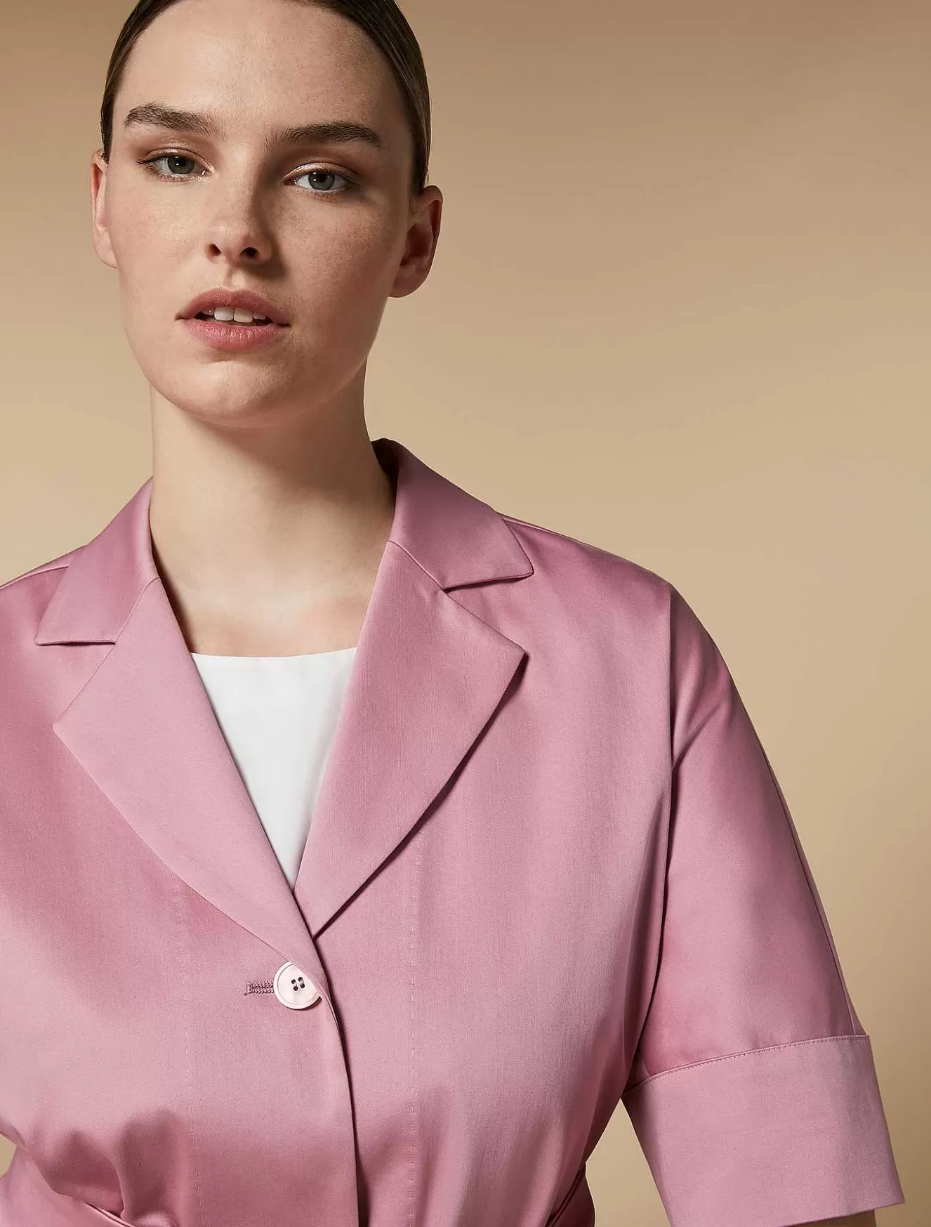 Satin Jacket-Marina Rinaldi Shop