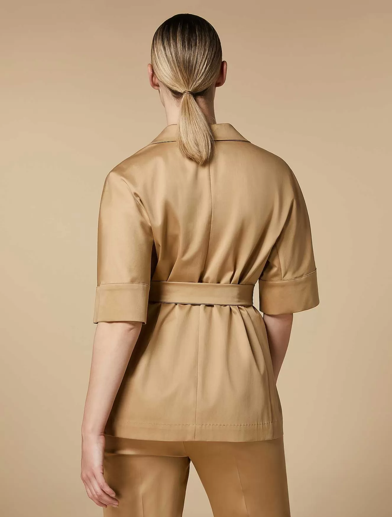 Satin Jacket-Marina Rinaldi Store