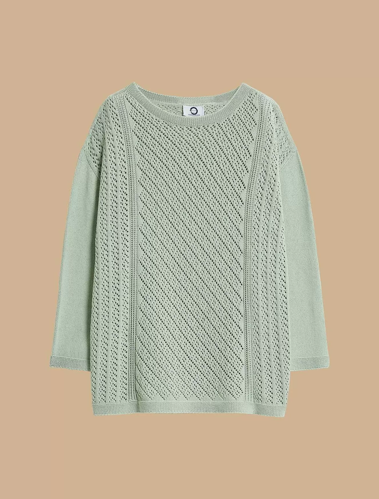 Seamless Cotton Sweater-Marina Rinaldi Fashion