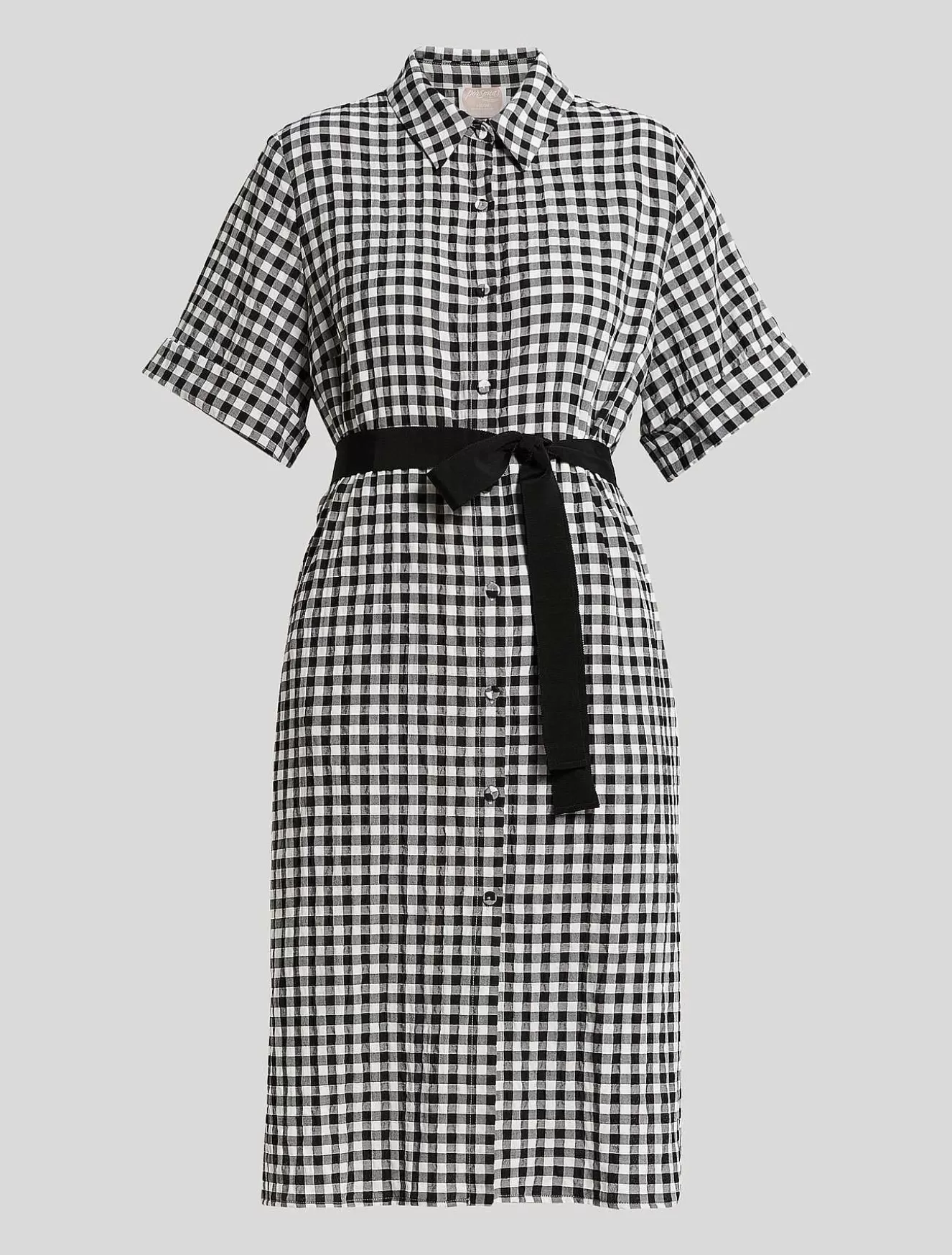 Seersucker Dress-Marina Rinaldi Hot