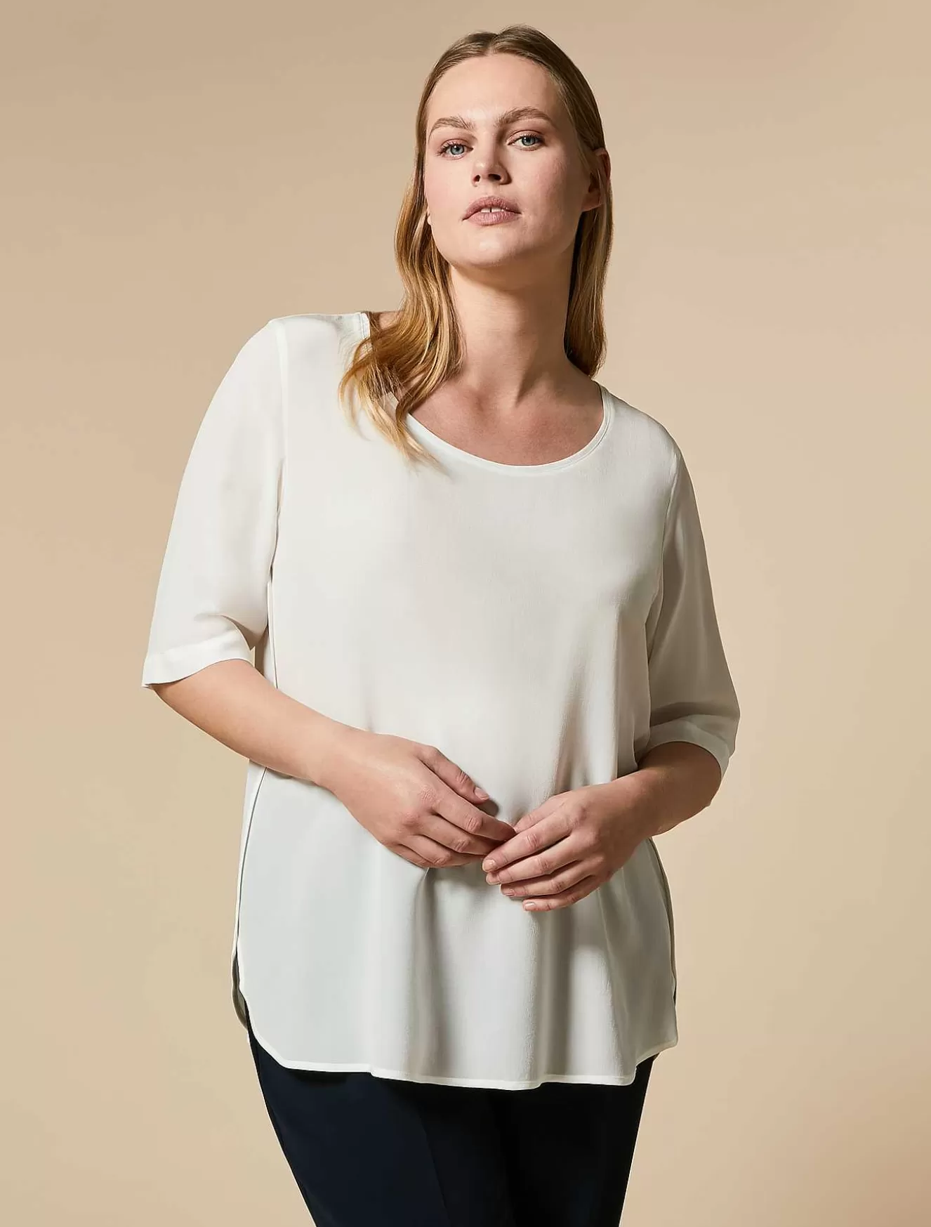 Silk Blouse-Marina Rinaldi Flash Sale