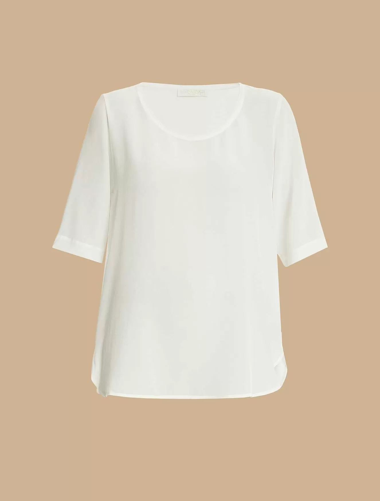Silk Crepe De Chine Blouse-Marina Rinaldi Fashion