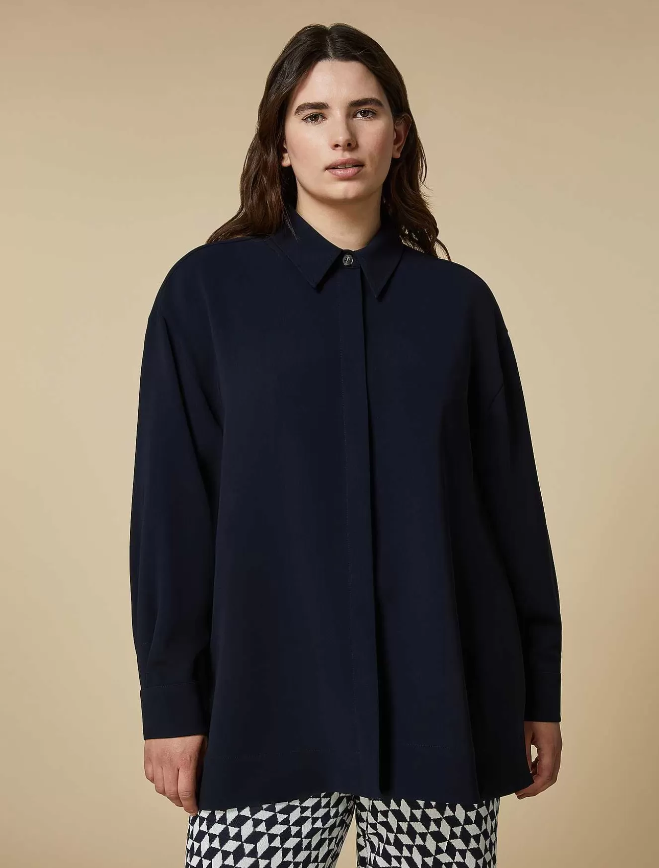 Triacetate Cady Tunic-Marina Rinaldi Outlet