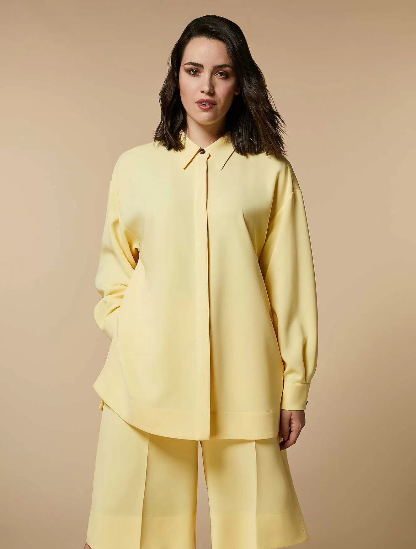 Triacetate Cady Tunic-Marina Rinaldi Best Sale
