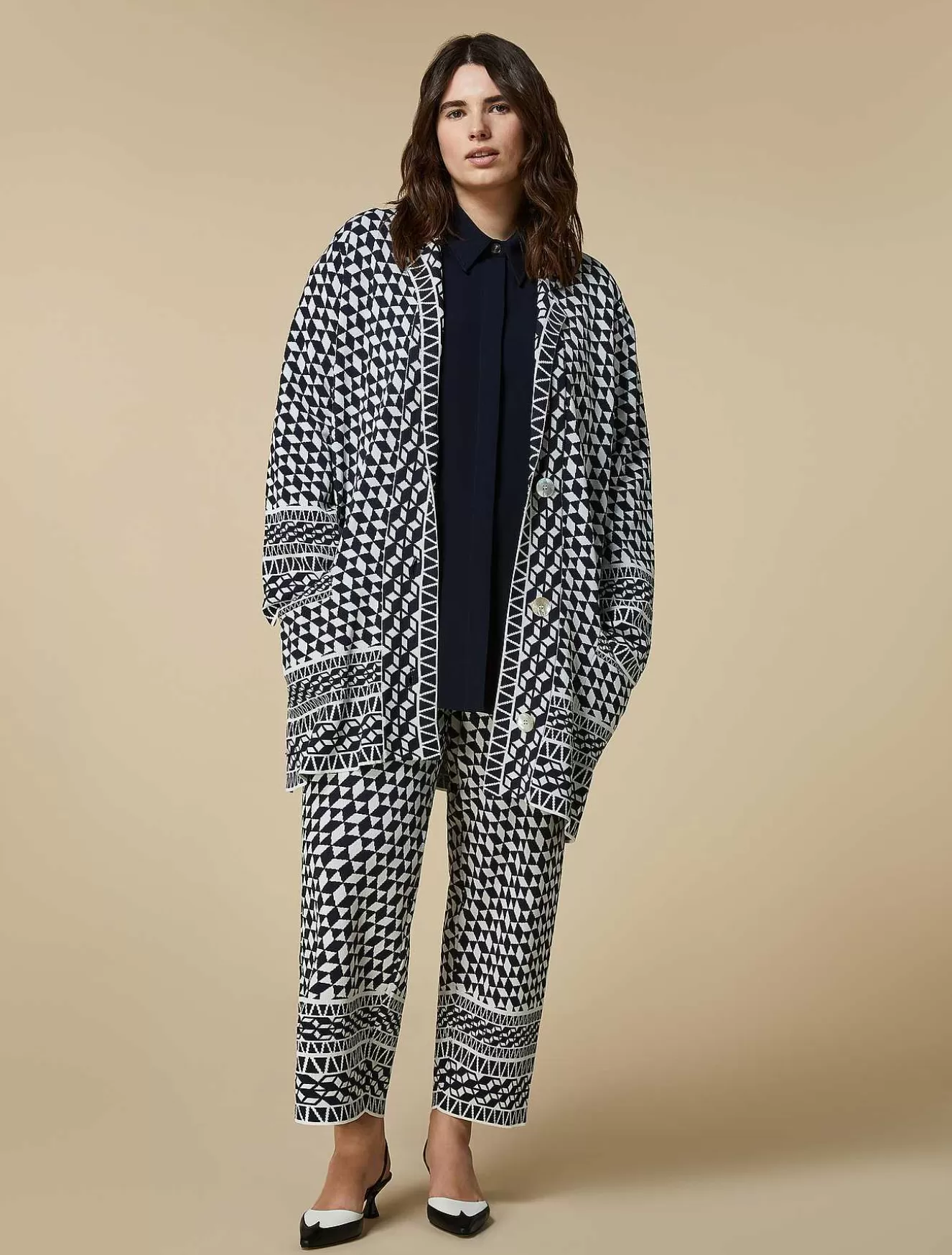 Triacetate Cady Tunic-Marina Rinaldi Outlet