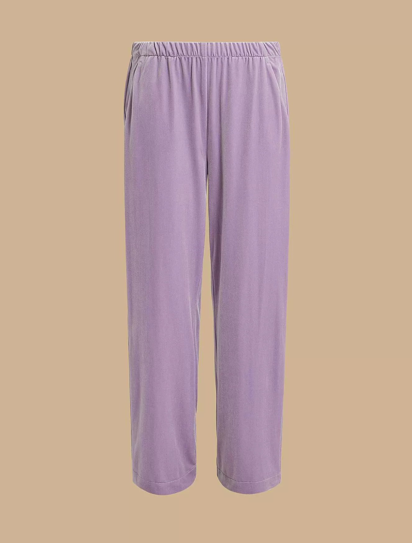 Velvet Jersey Trousers-Marina Rinaldi Store