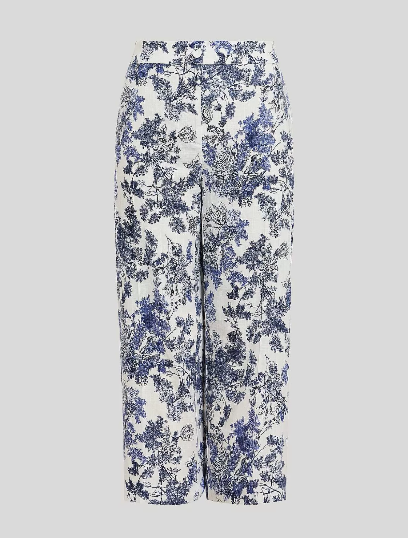 Viscose And Linen Trousers-Marina Rinaldi Hot