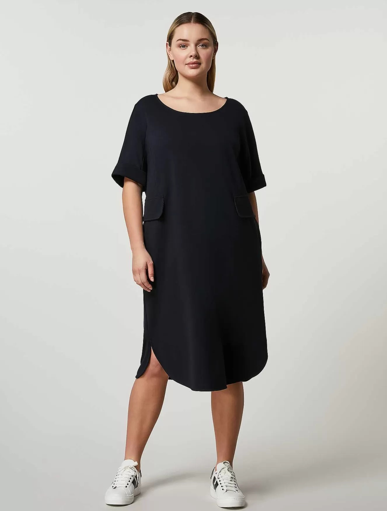 Viscose Jersey Dress-Marina Rinaldi Flash Sale